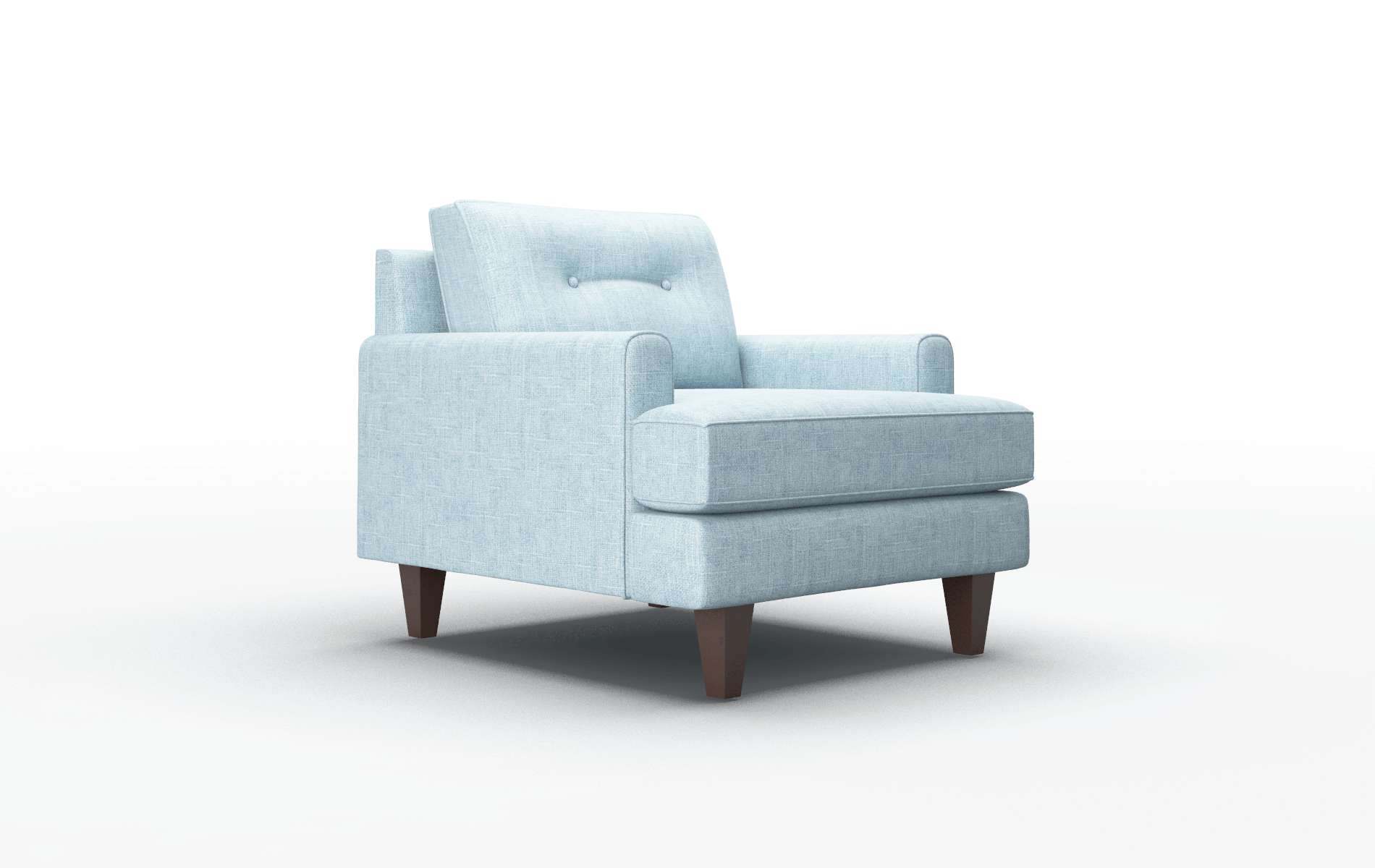 Naples Atlas Turquoise Chair espresso legs 2