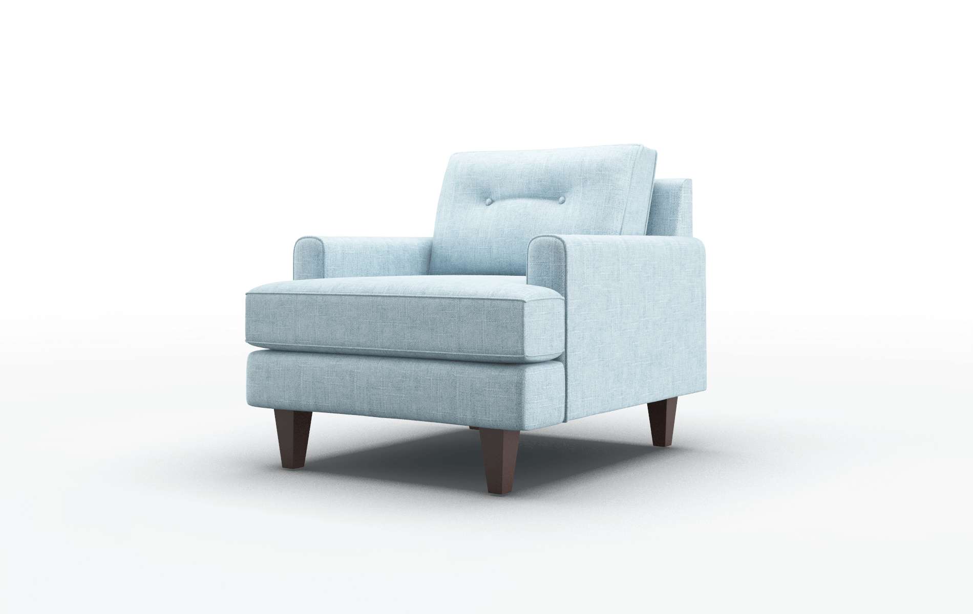 Naples Atlas Turquoise Chair espresso legs 4