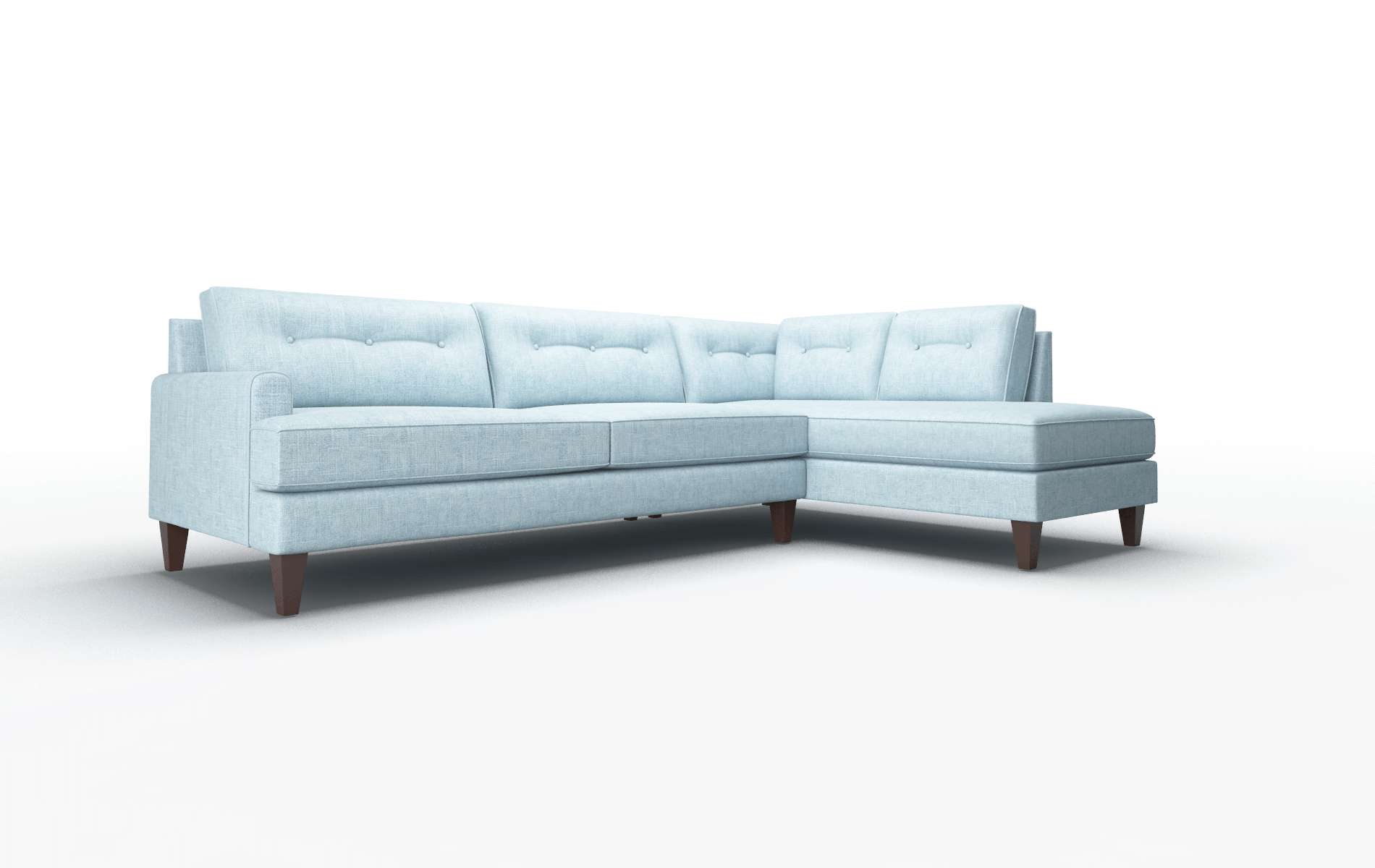 Naples Atlas Turquoise Panel espresso legs 2