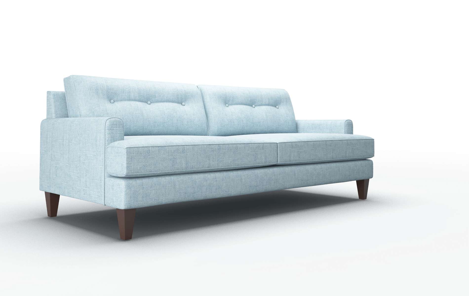 Naples Atlas Turquoise Sofa espresso legs 2