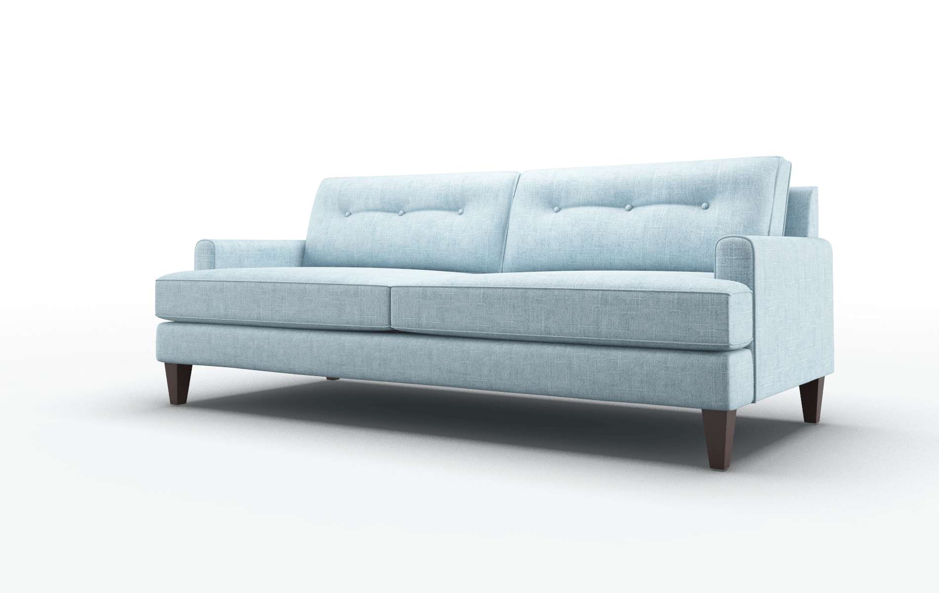 Naples Atlas Turquoise Sofa espresso legs 4