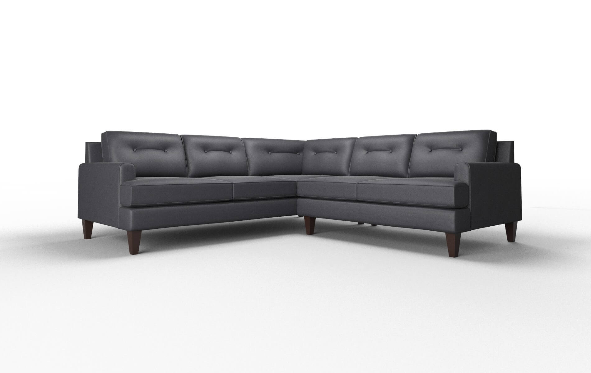 Naples Atlas_plz Navy Sectional espresso legs 1