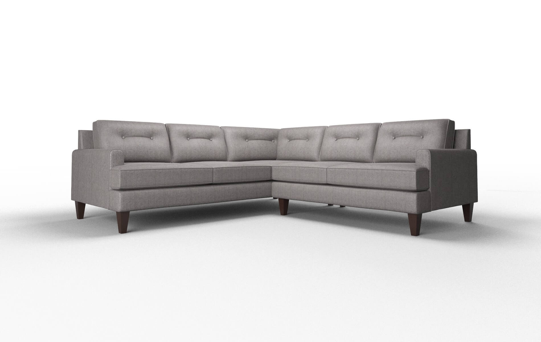 Naples Atlas_plz Silver Sectional espresso legs 1