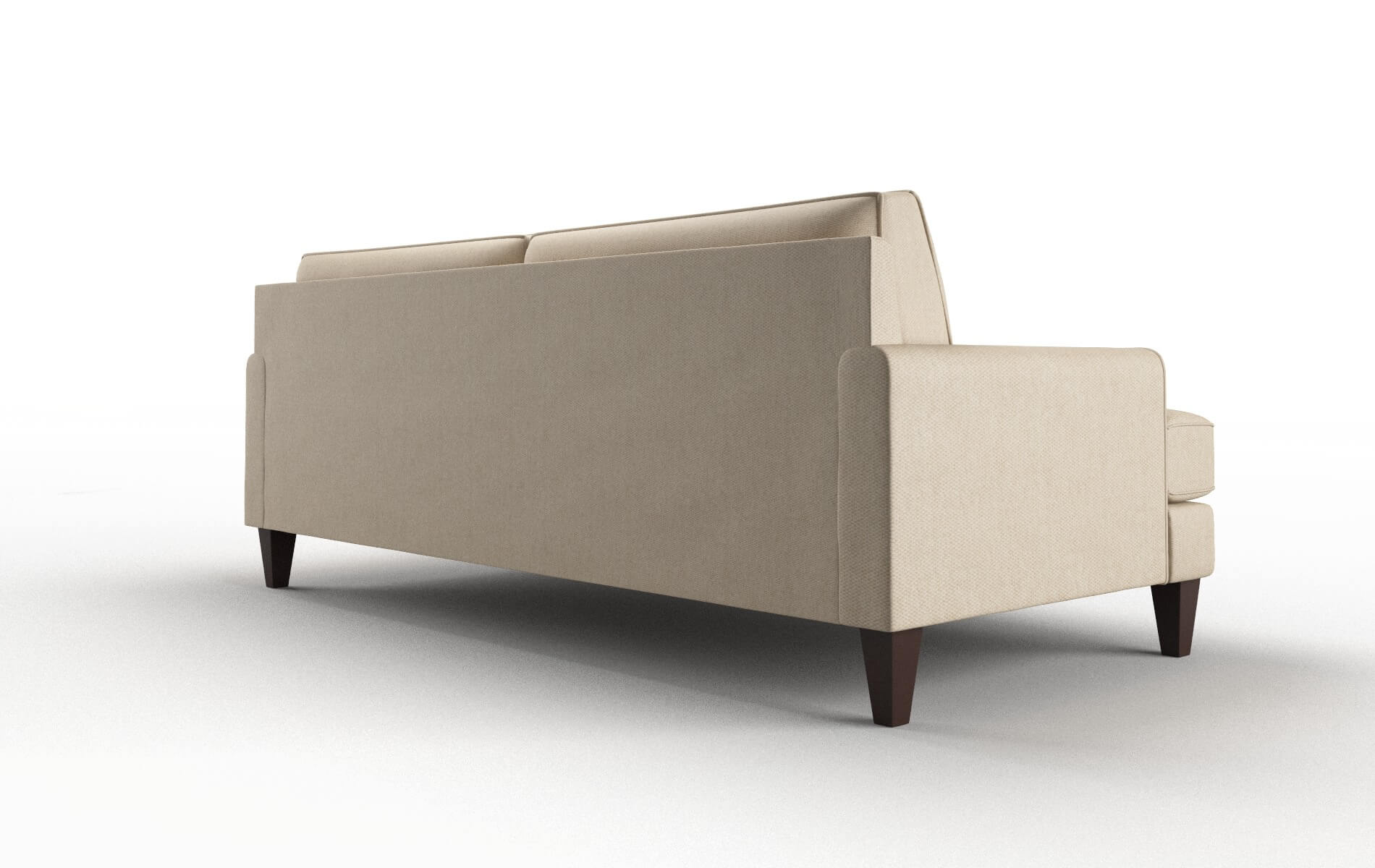 Naples Avenger Burlap Sofa espresso legs 5