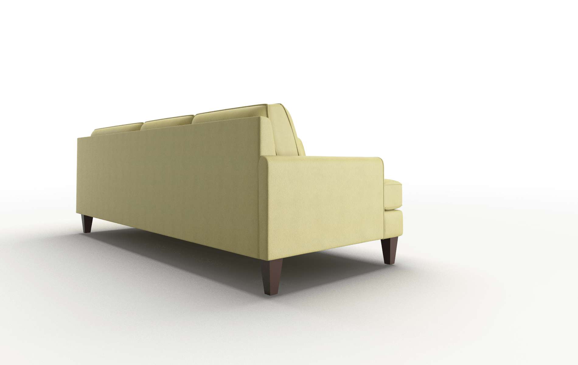 Naples Bella Apple Sectional espresso legs 3