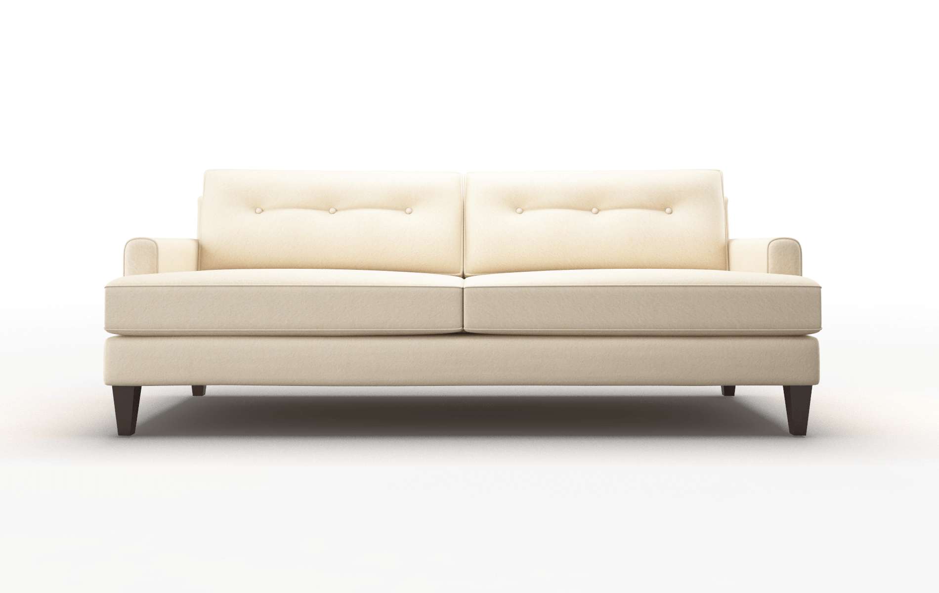 Naples Bella Buckwheat Sofa espresso legs 1