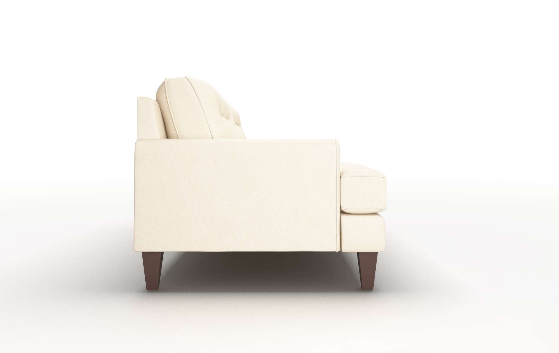 Naples Bella Buckwheat Sofa espresso legs 3