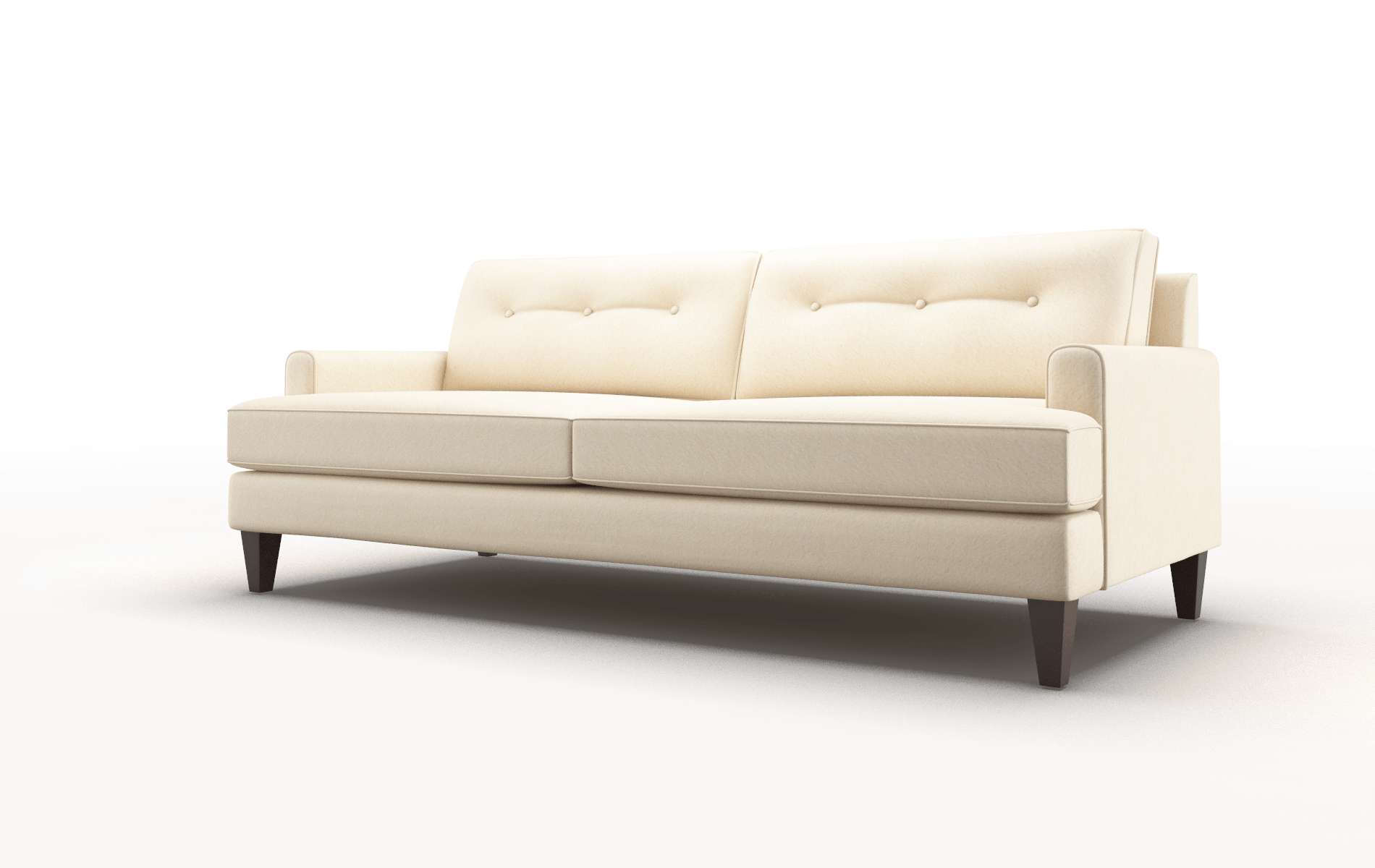 Naples Bella Buckwheat Sofa espresso legs 4