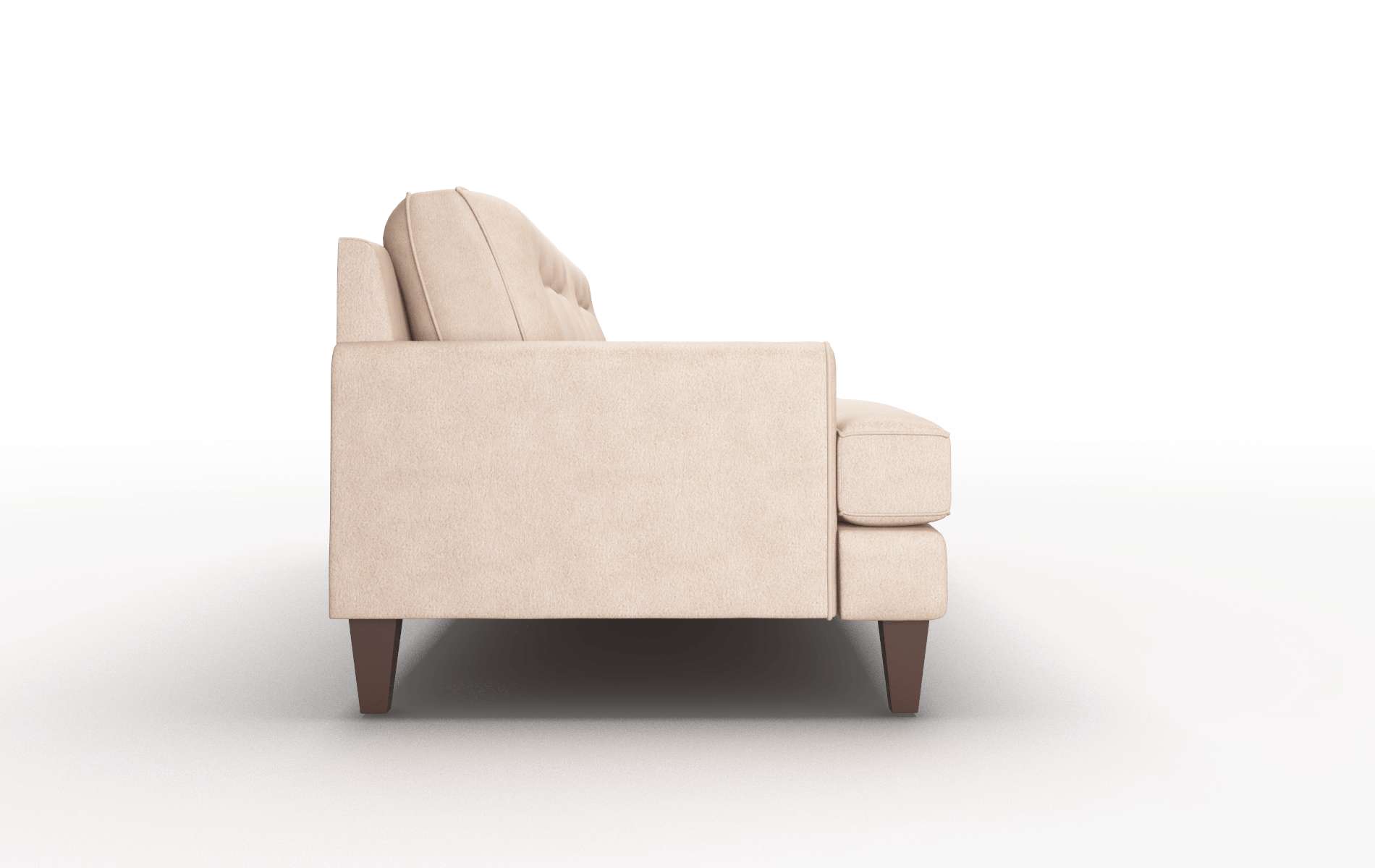 Naples Bella Cocoa Sofa espresso legs 3