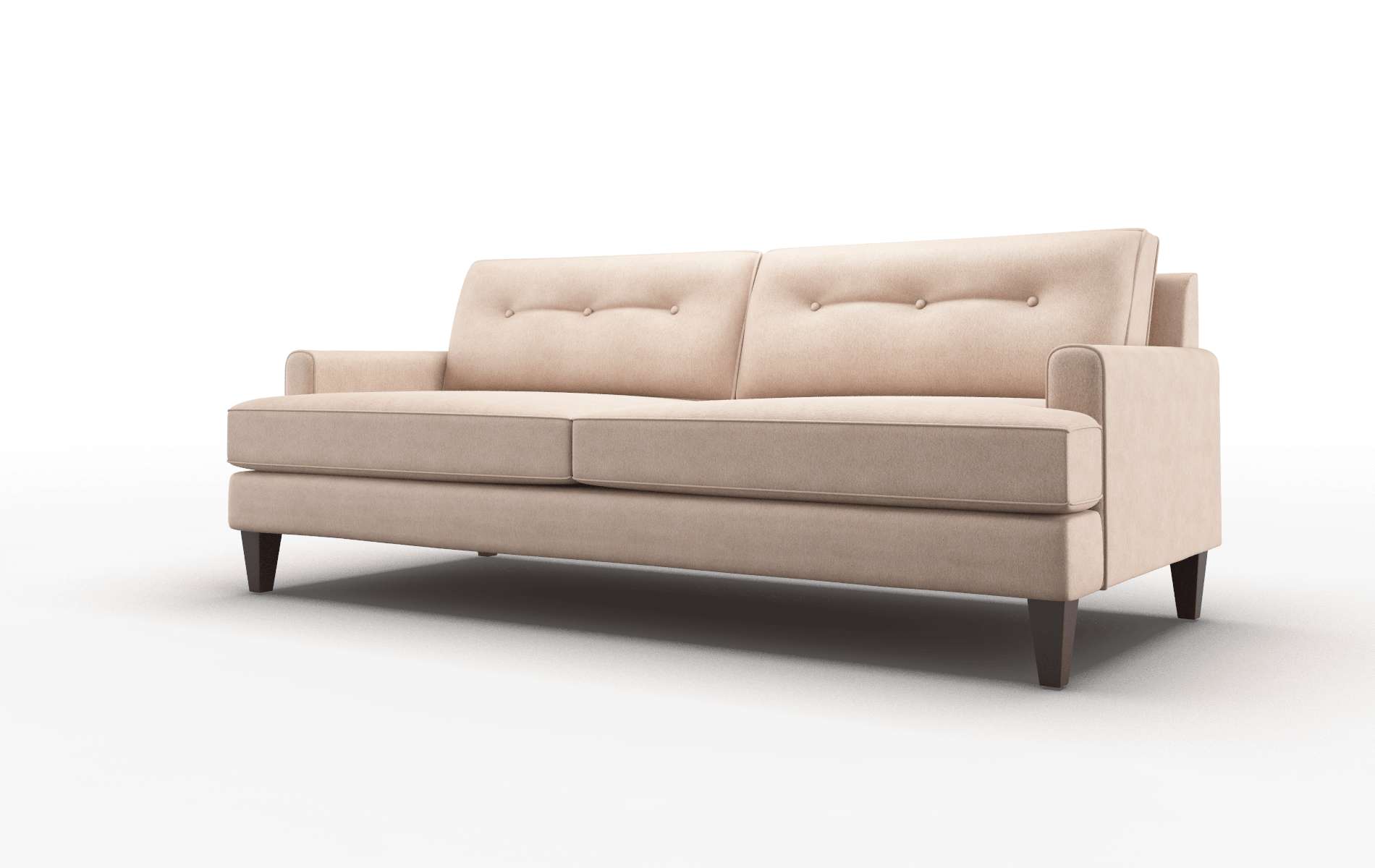 Naples Bella Cocoa Sofa espresso legs 4
