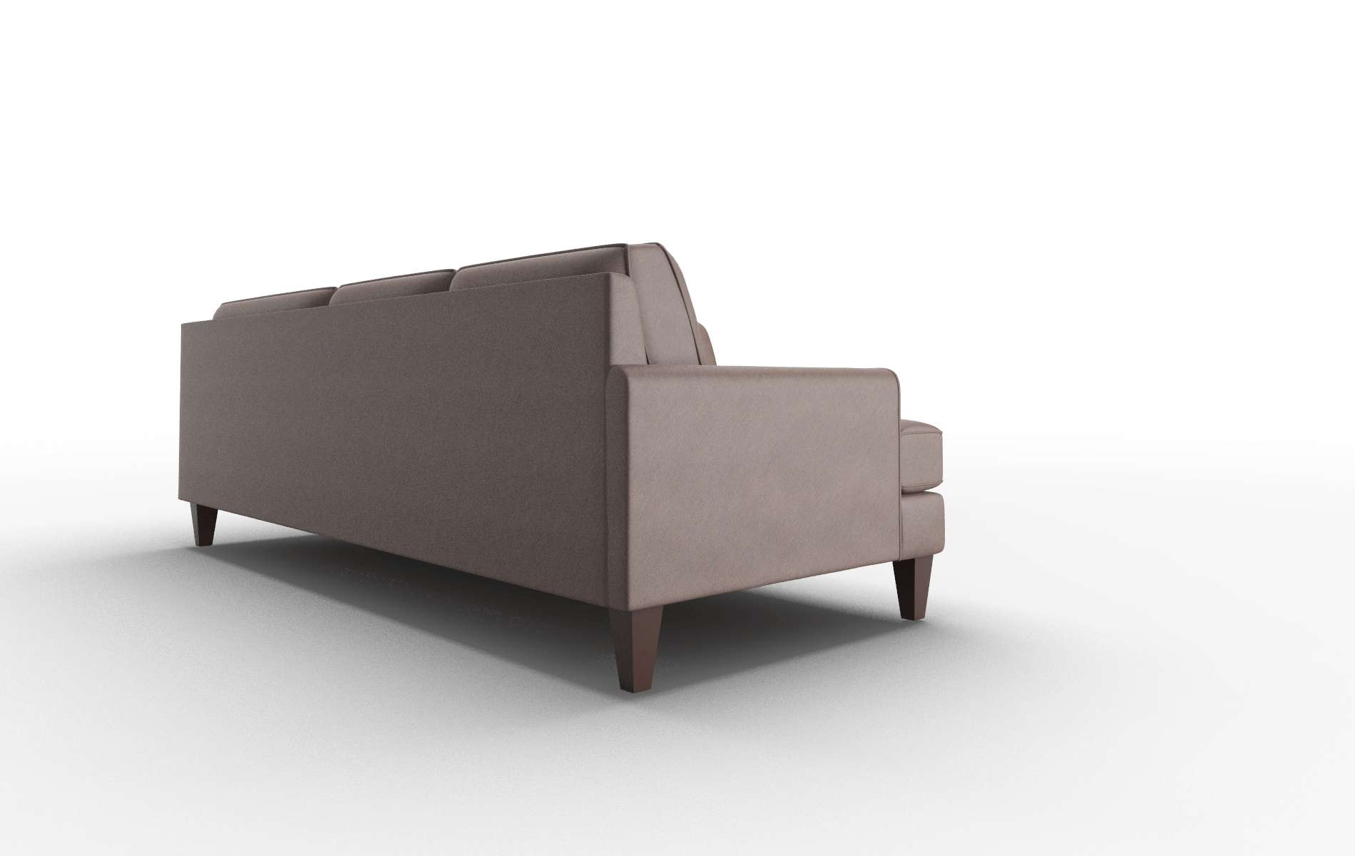 Naples Bella Espresso Sectional espresso legs 3