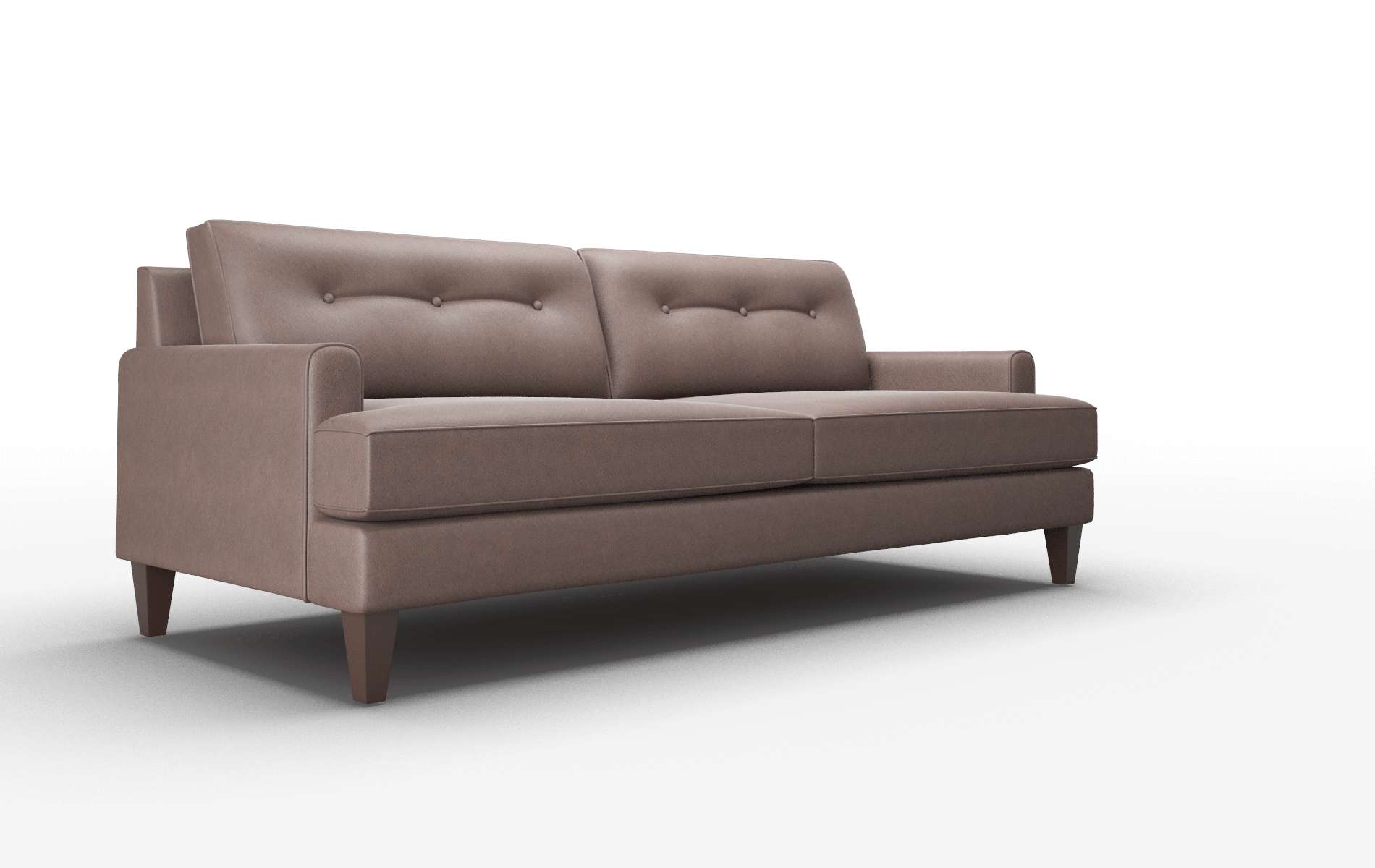 Naples Bella Espresso Sofa espresso legs 2