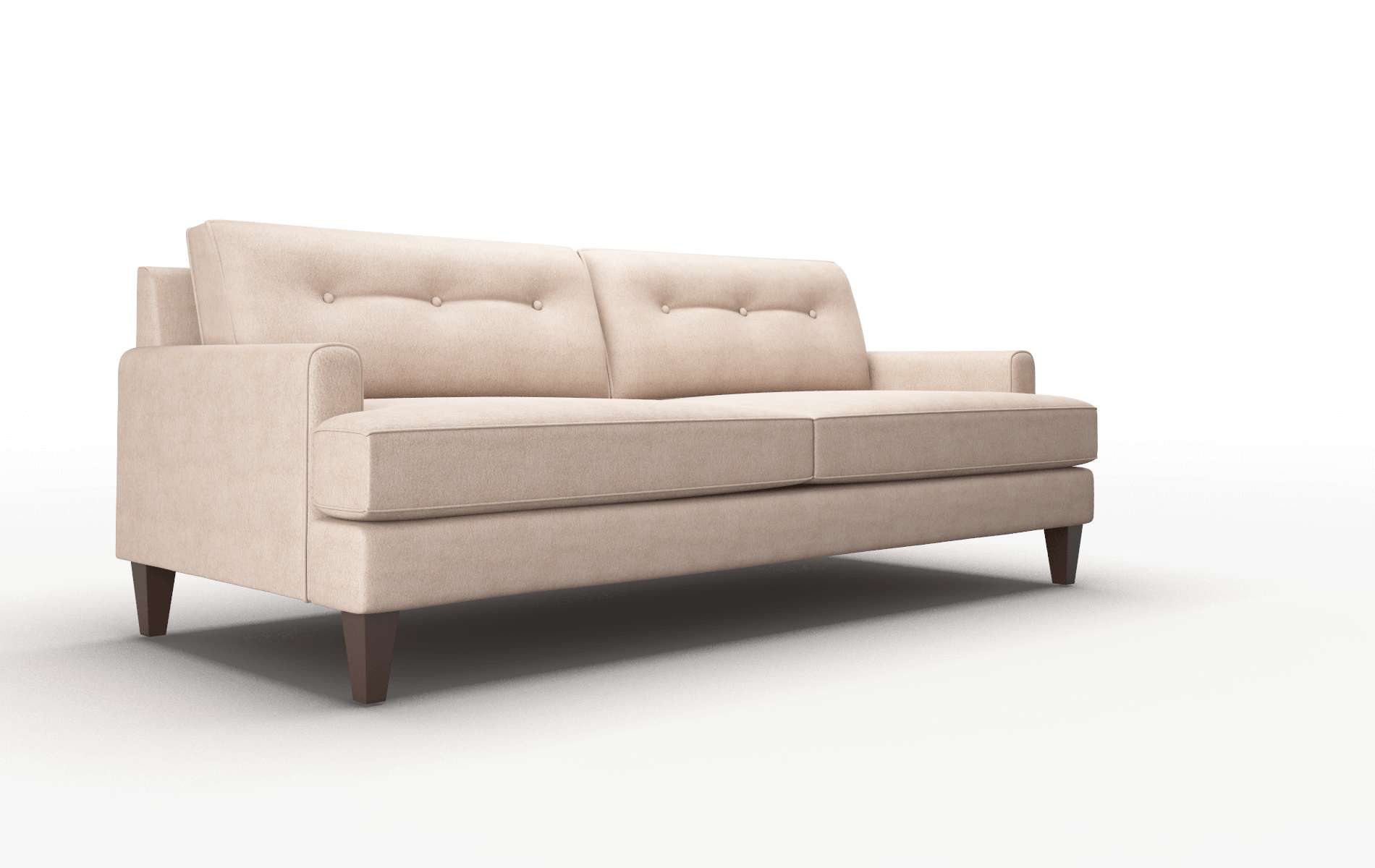 Naples Bella Pewter Sofa espresso legs 2