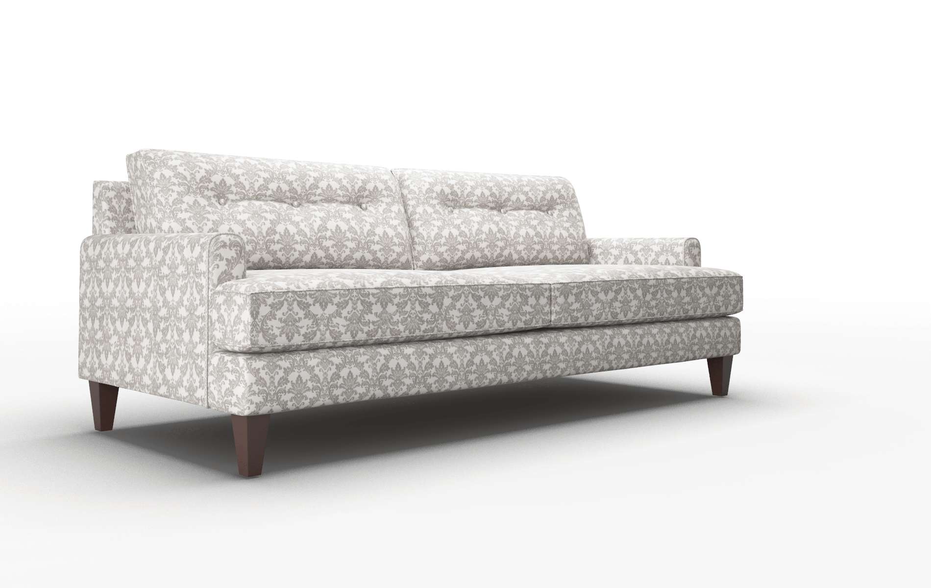 Naples Bergamo Dove Sofa espresso legs 2
