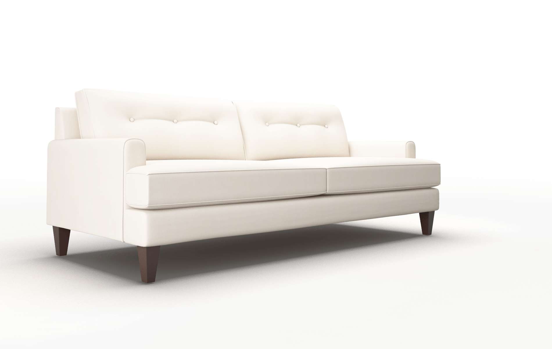 Naples Blanche Milky Sofa espresso legs 2