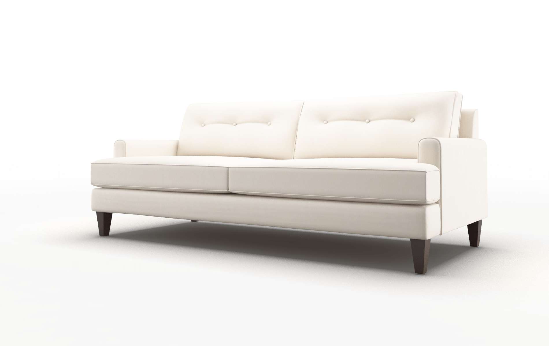 Naples Blanche Milky Sofa espresso legs 4