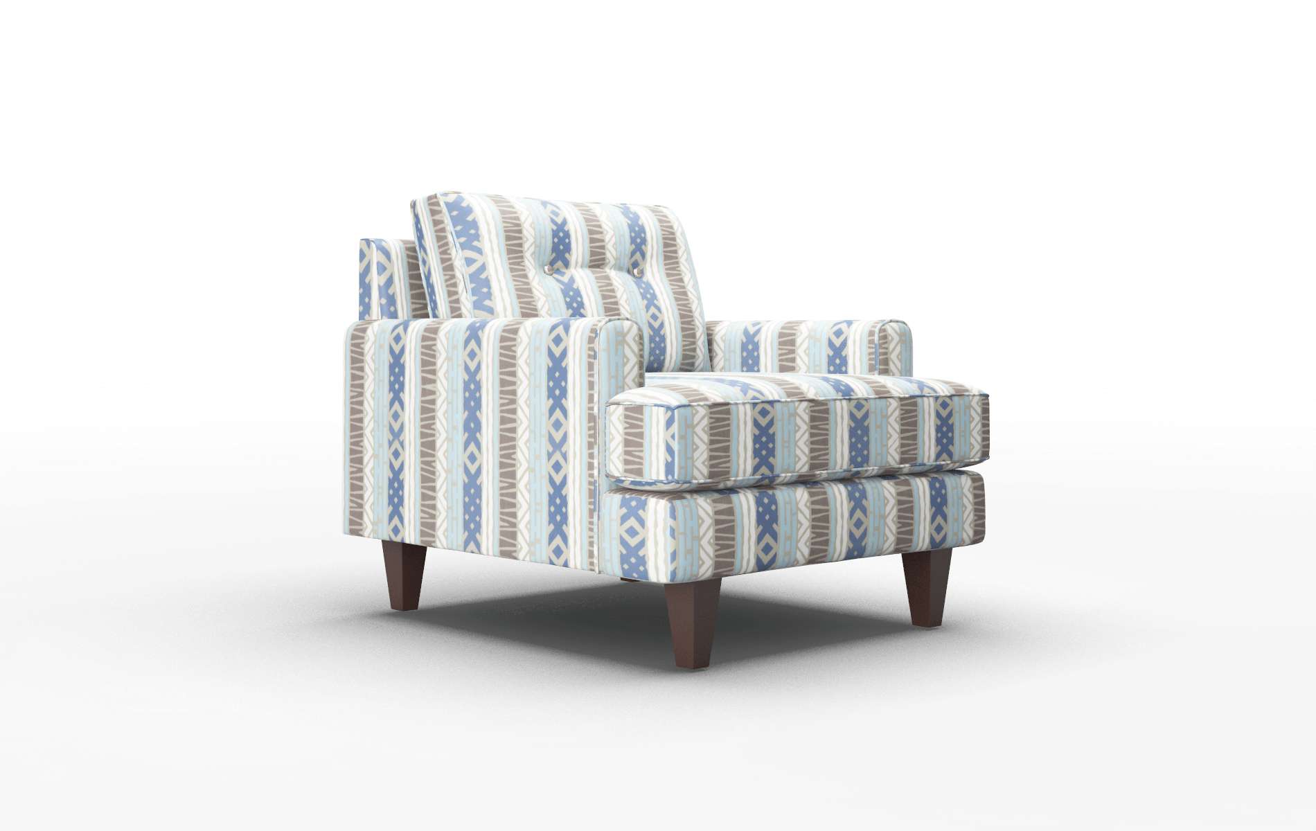 Naples Bodhi Indigo Chair espresso legs 2