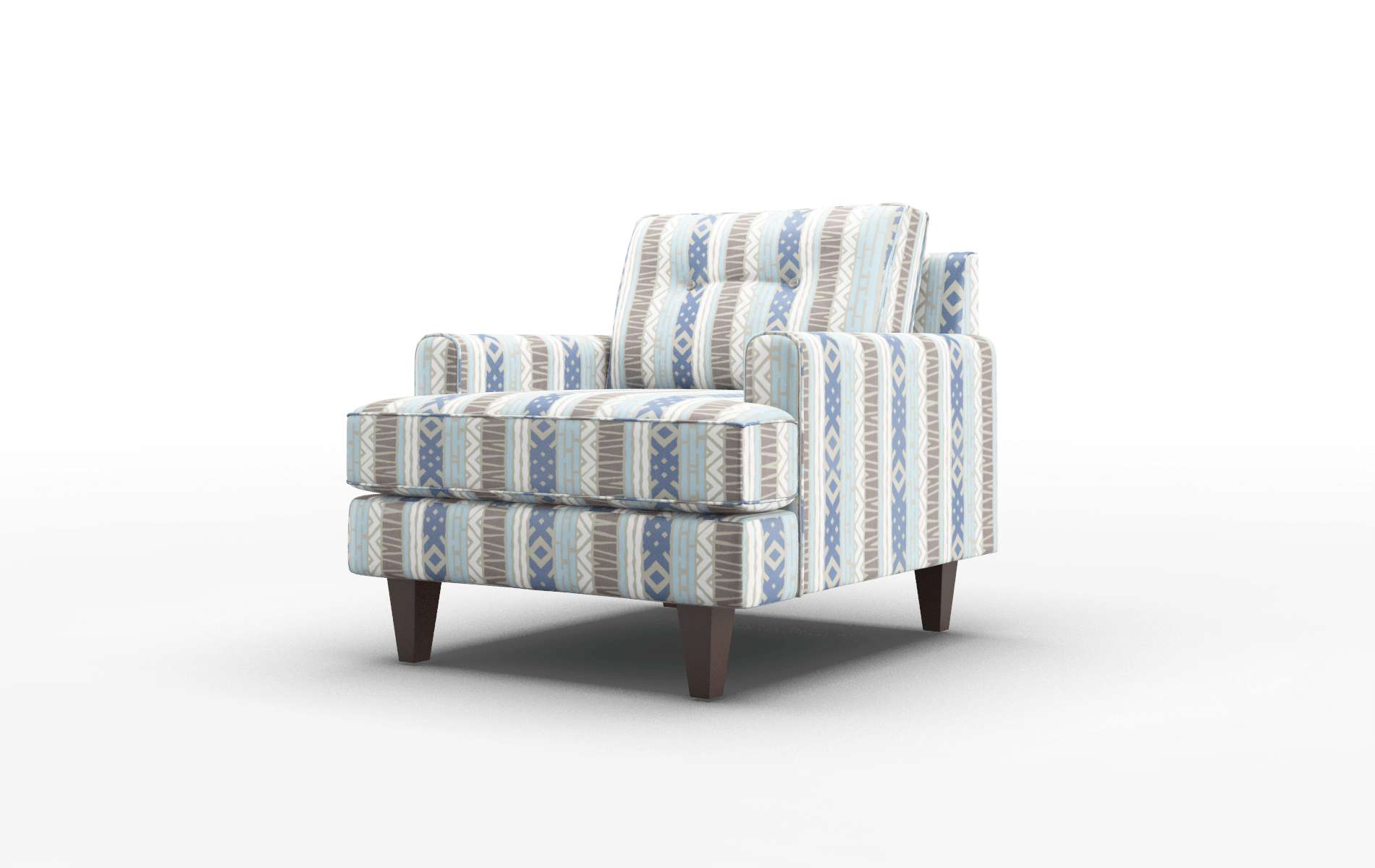 Naples Bodhi Indigo Chair espresso legs 4