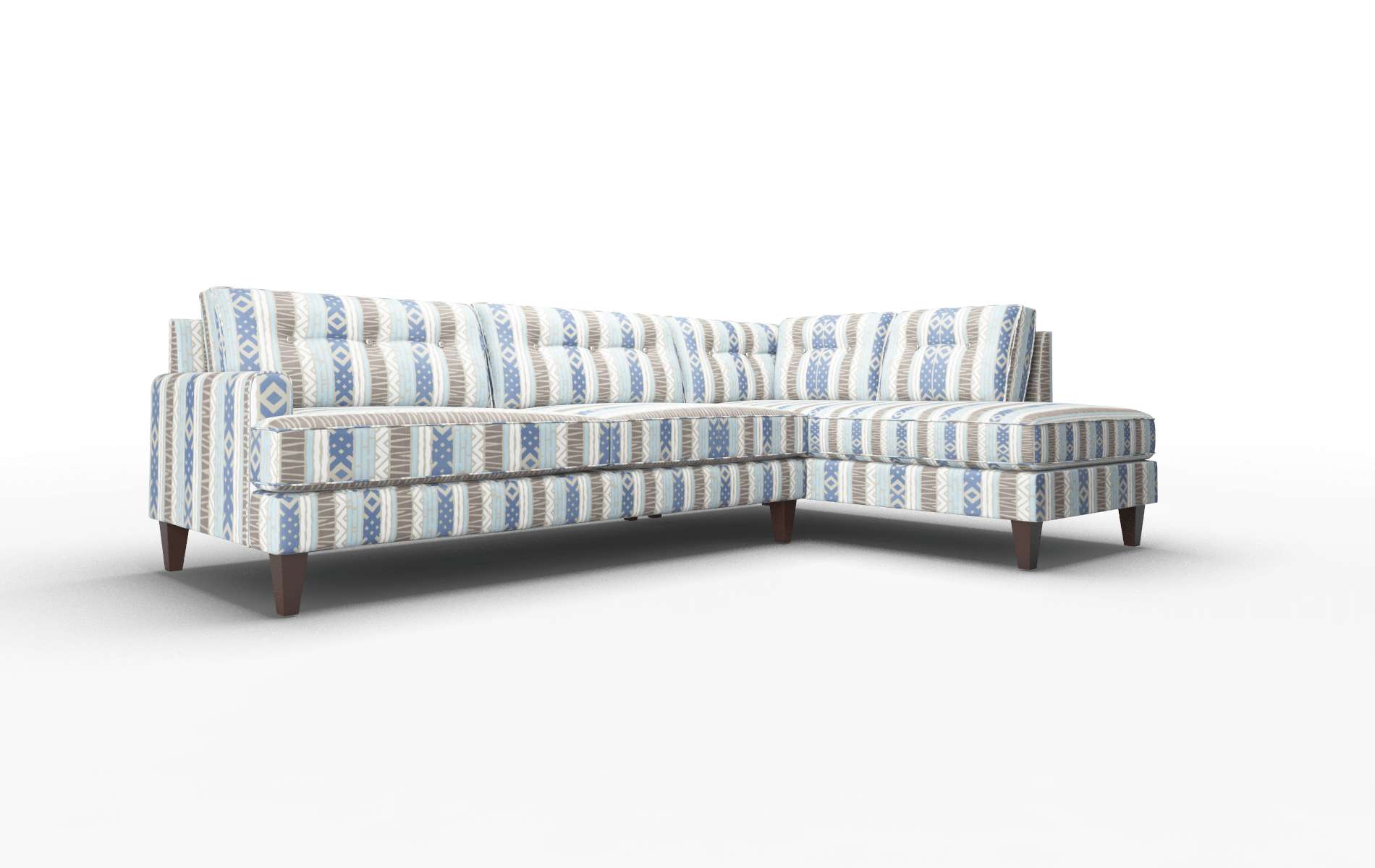 Naples Bodhi Indigo Panel espresso legs 2