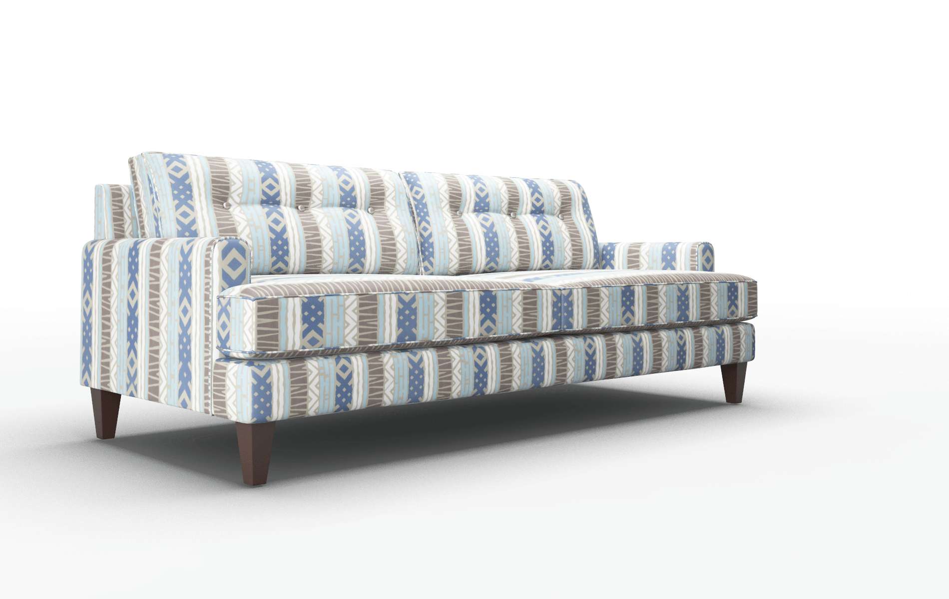 Naples Bodhi Indigo Sofa espresso legs 2