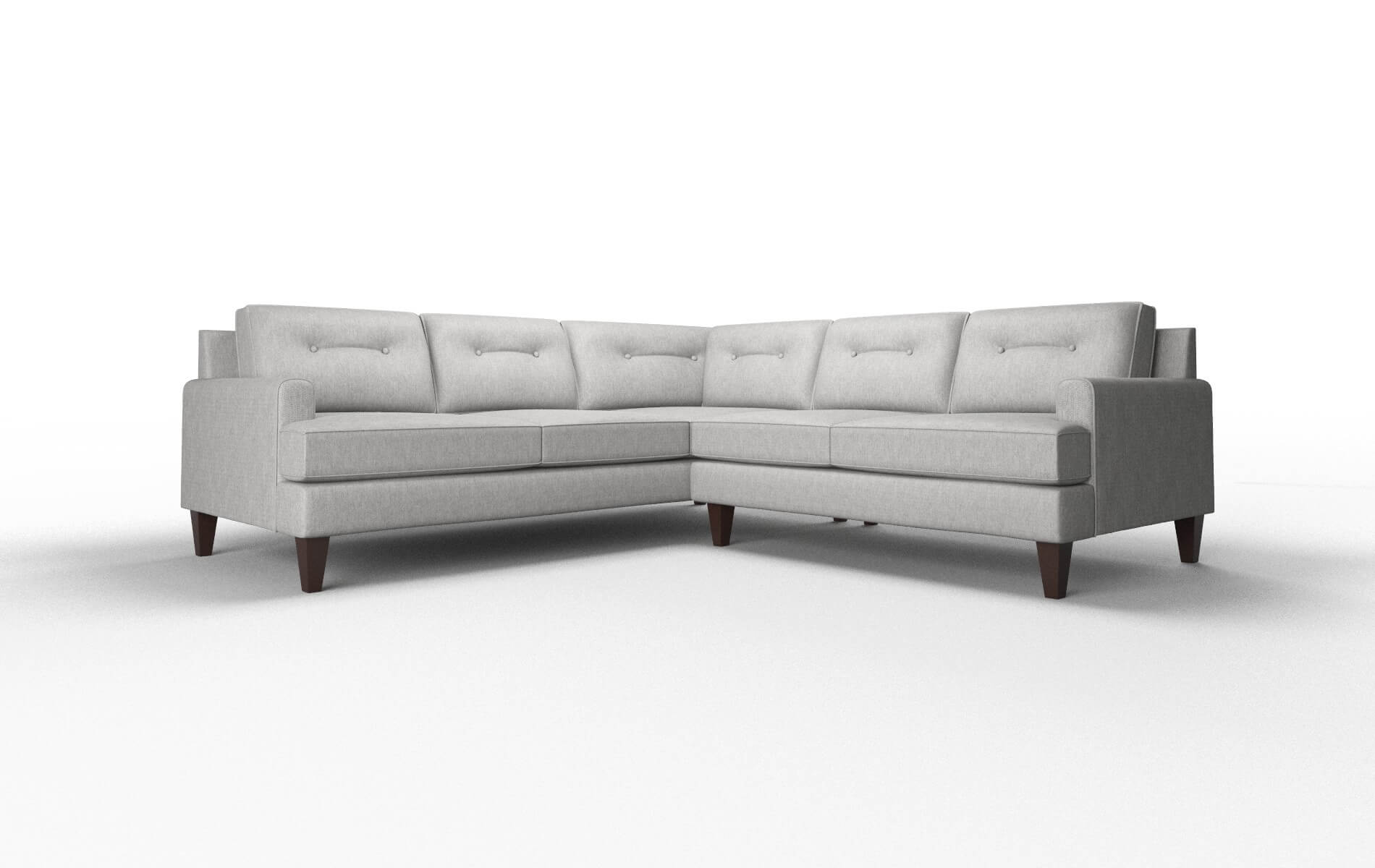 Naples Bungalow graphite Sectional Espresso Legs  1