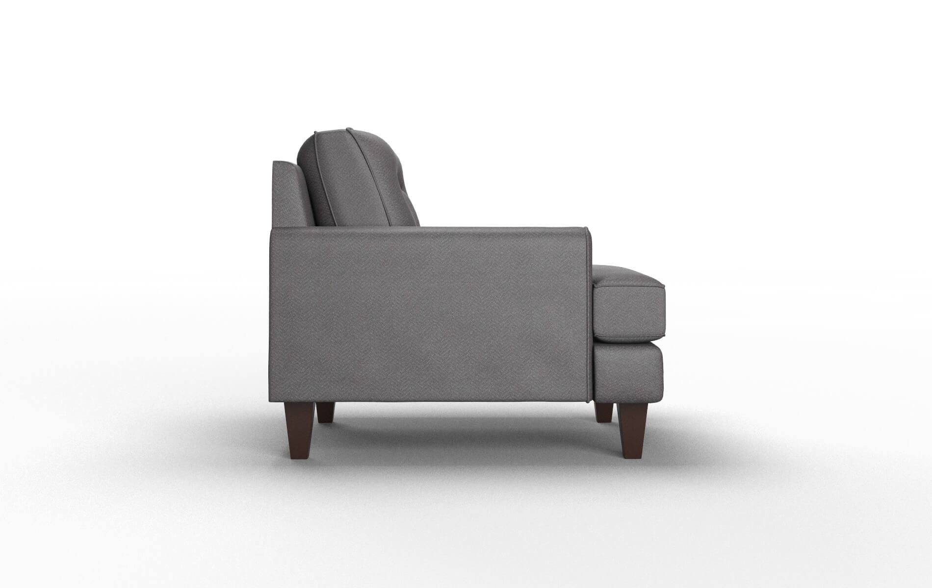 Naples Catalina Charcoal Chair espresso legs 3