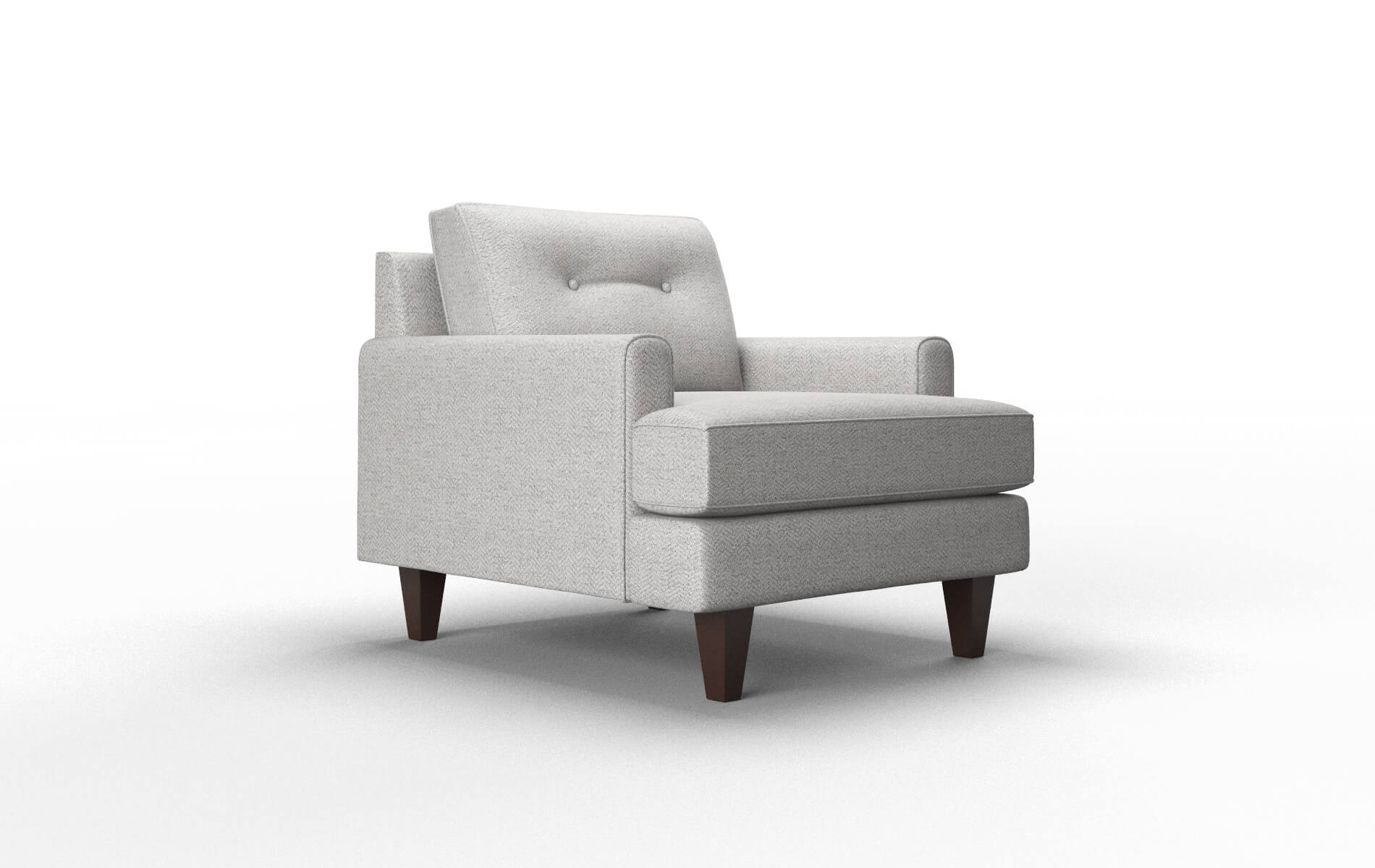 Naples Catalina Silver Chair espresso legs 2