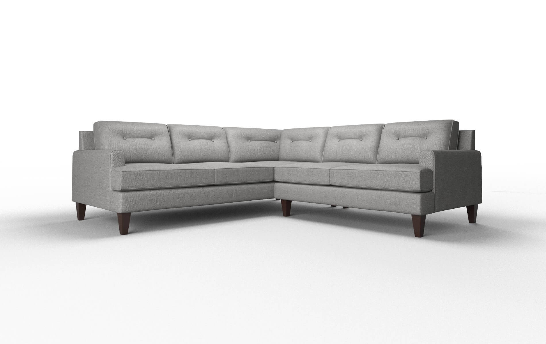 Naples Catalina Steel Sectional espresso legs 1