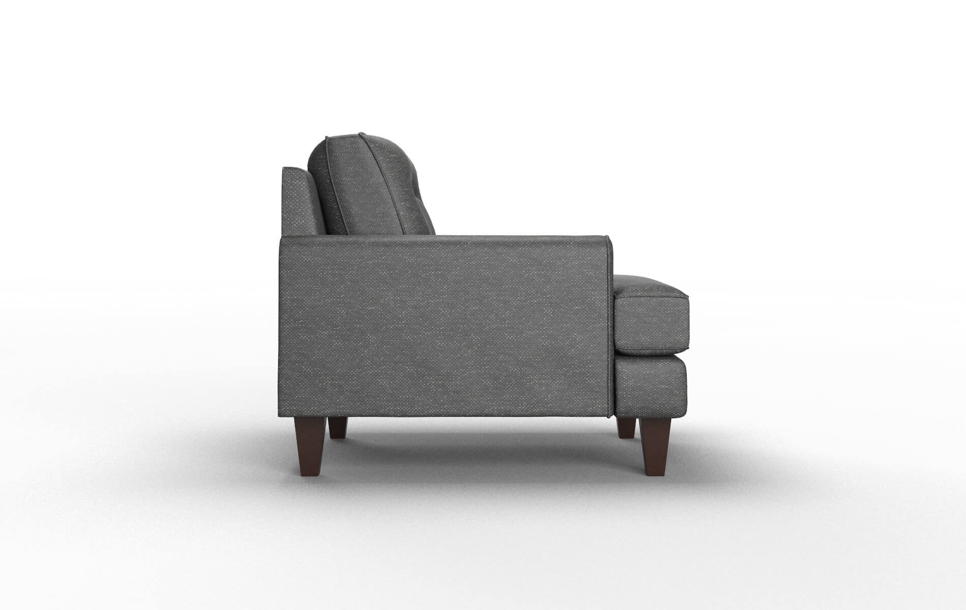 Naples Chance Denim Chair espresso legs 3