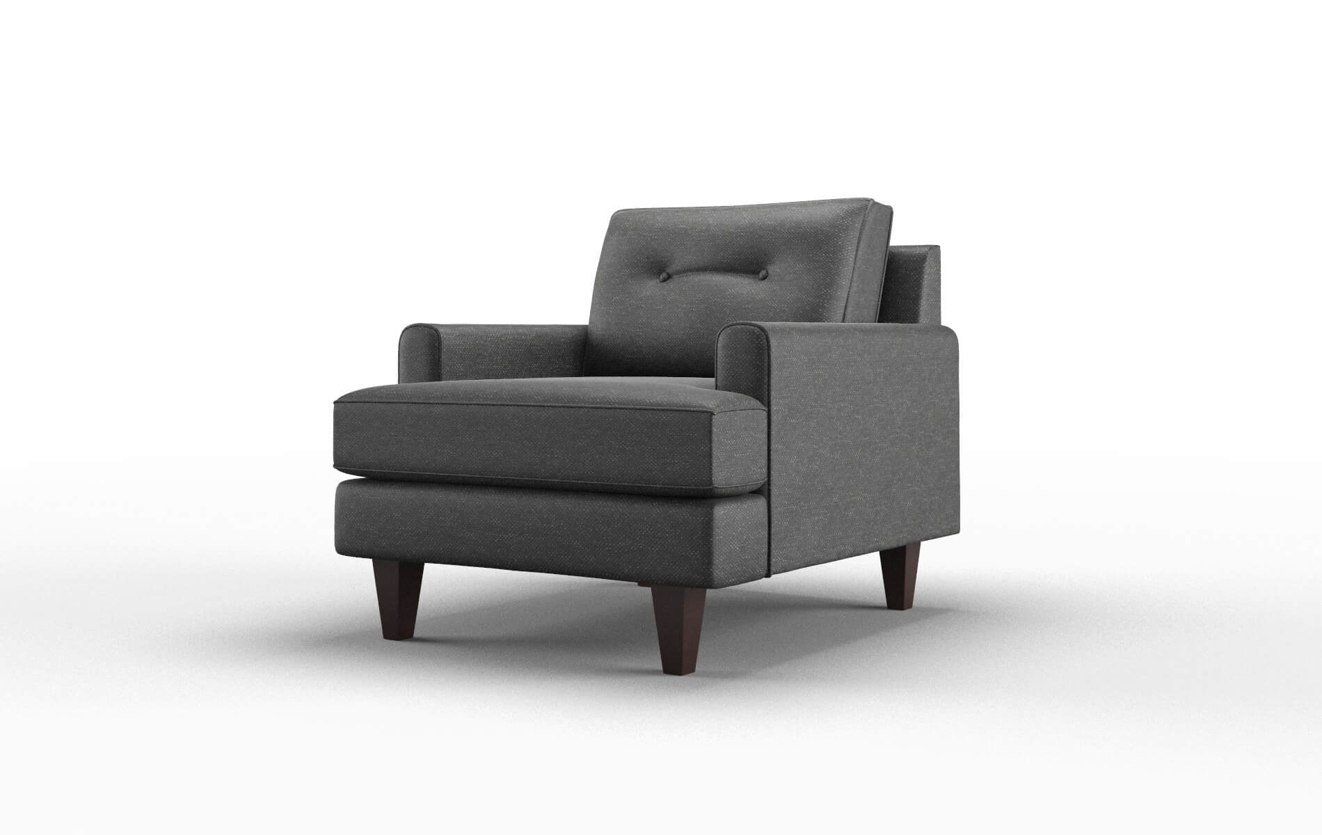 Naples Chance Denim Chair espresso legs 4