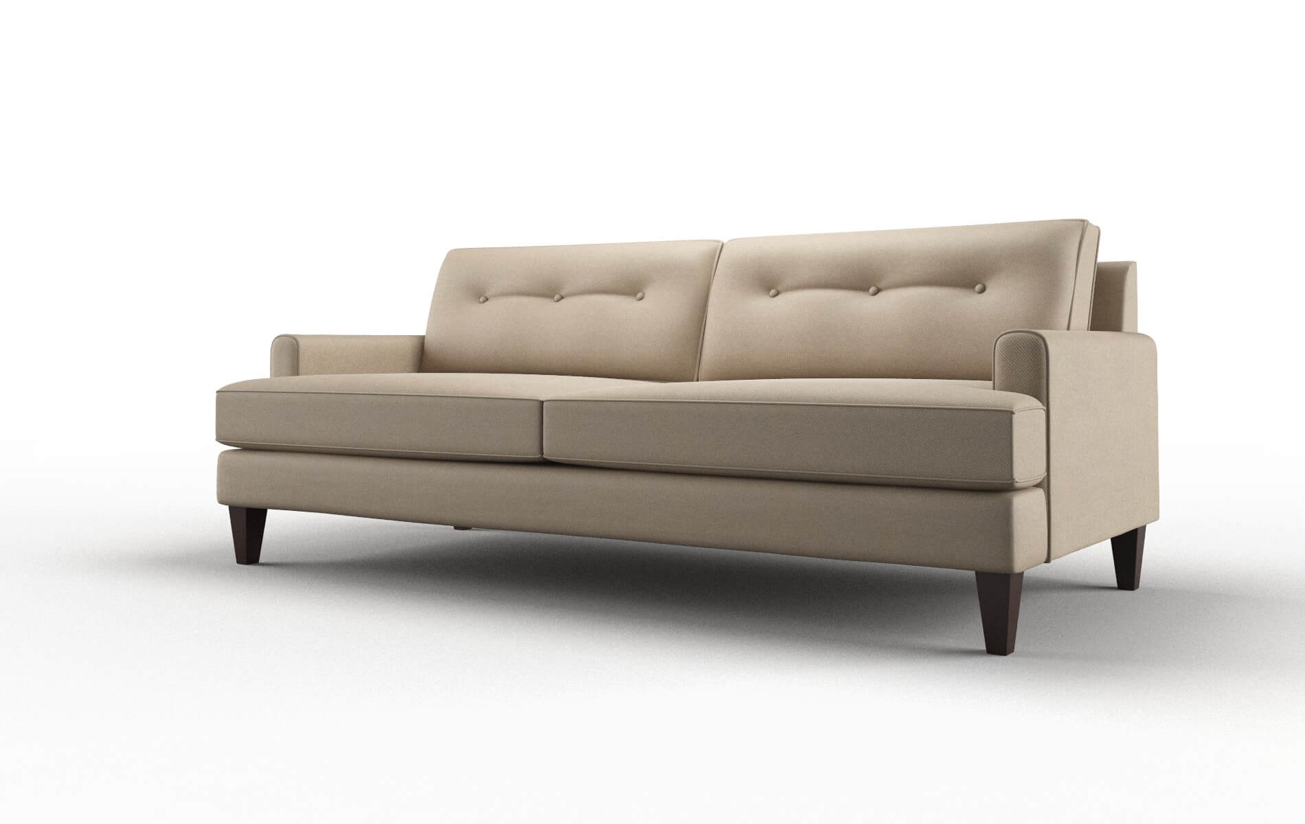 Naples Chance Platinum Sofa espresso legs 4
