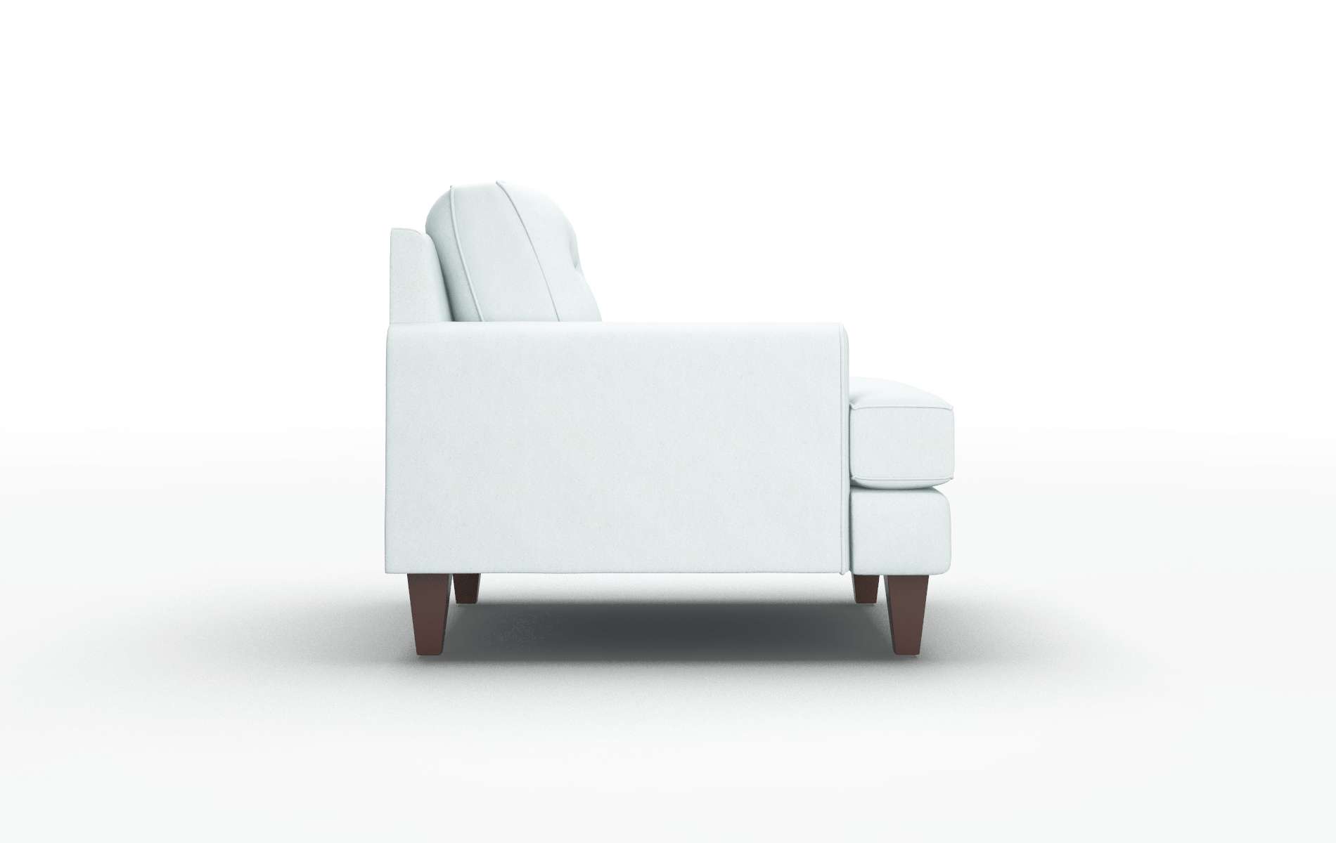 Naples Clyde Cornflower Chair espresso legs 3