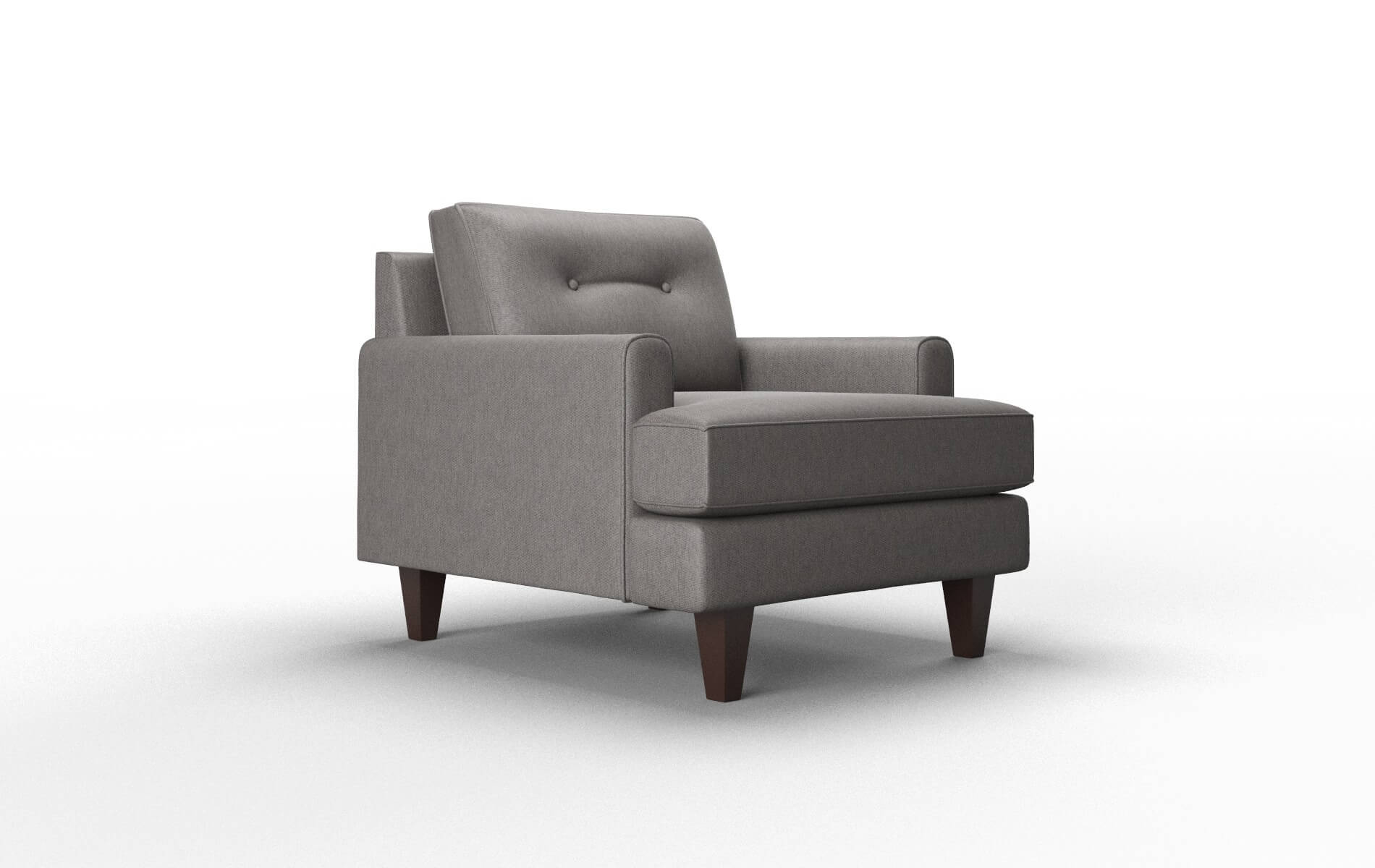 Naples Cosmo Charcoal Chair espresso legs 2