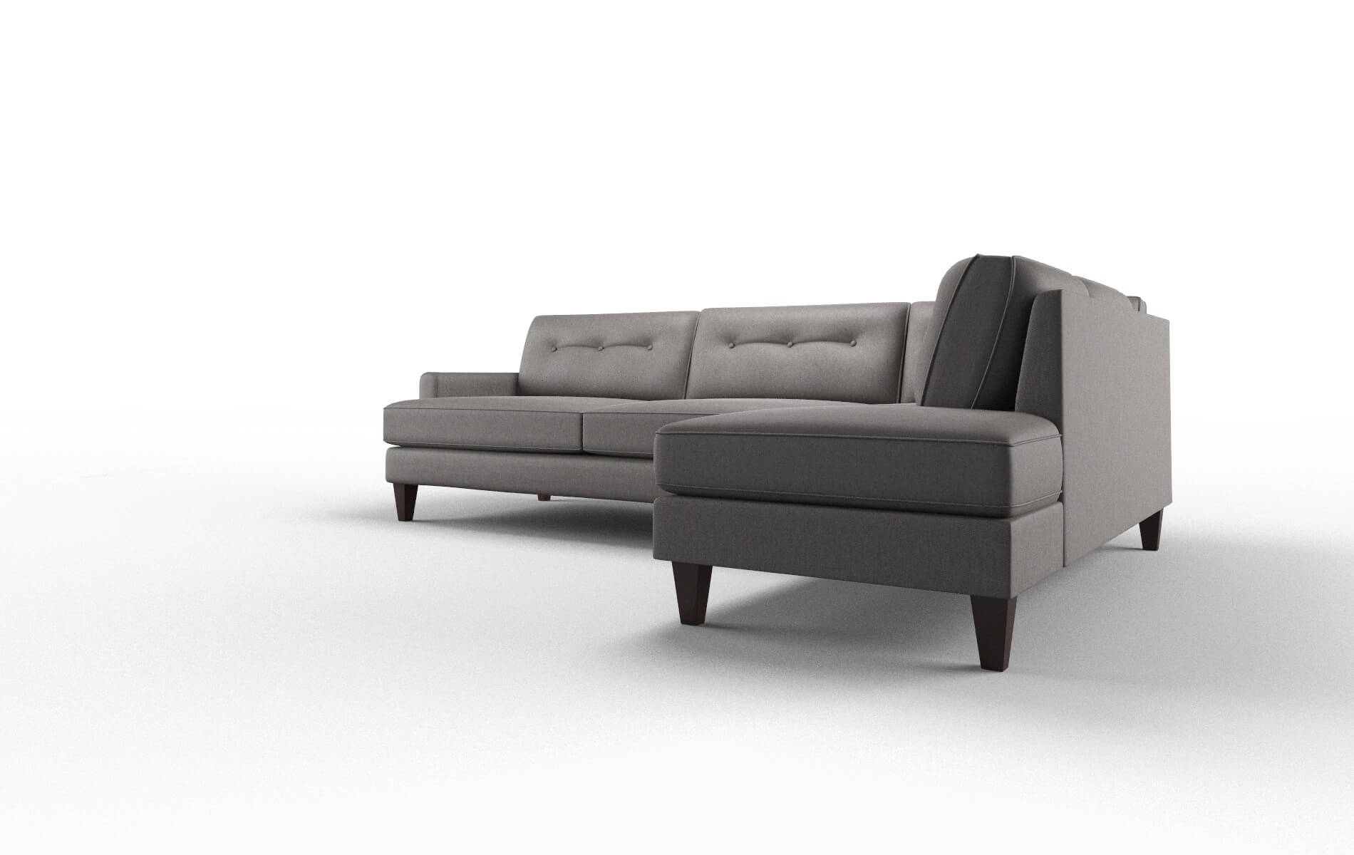 Naples Cosmo Charcoal Panel espresso legs 4