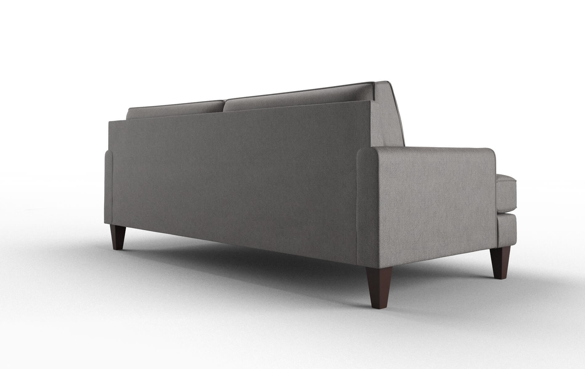 Naples Cosmo Charcoal Sofa espresso legs 5