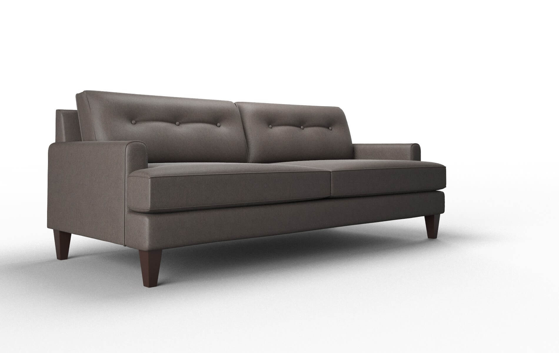 Naples Cosmo Chocolate Sofa espresso legs 2