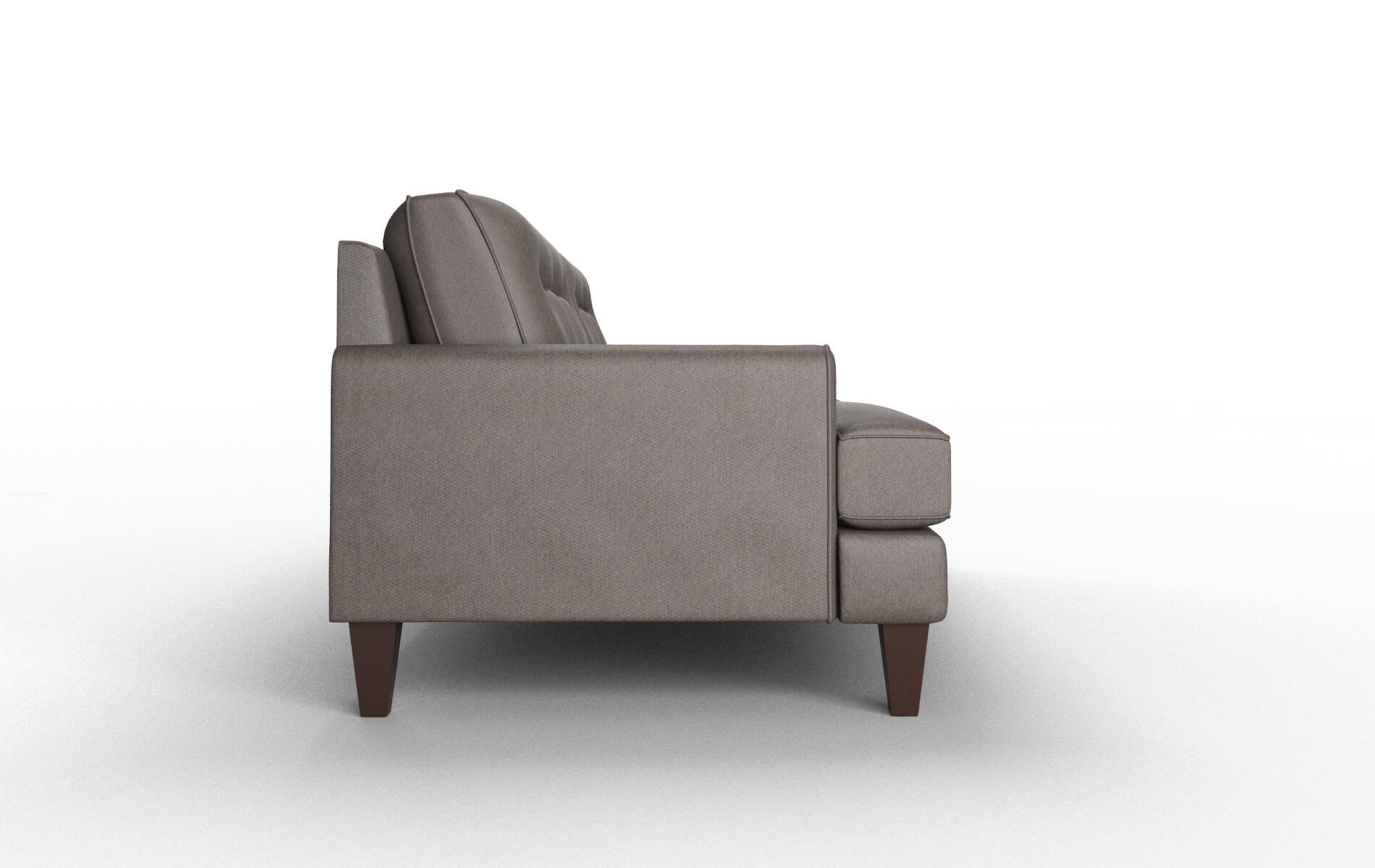 Naples Cosmo Chocolate Sofa espresso legs 3