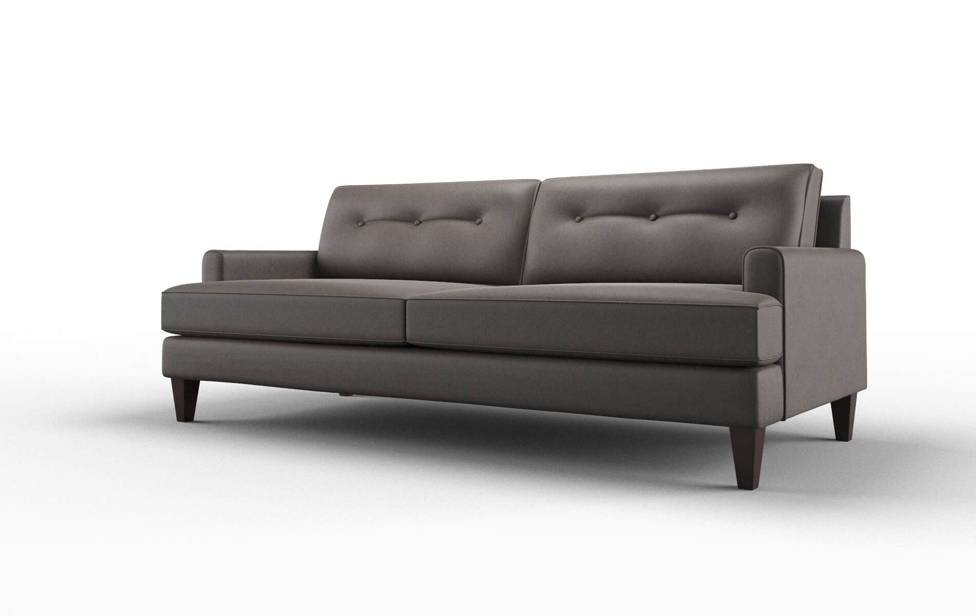 Naples Cosmo Chocolate Sofa espresso legs 4