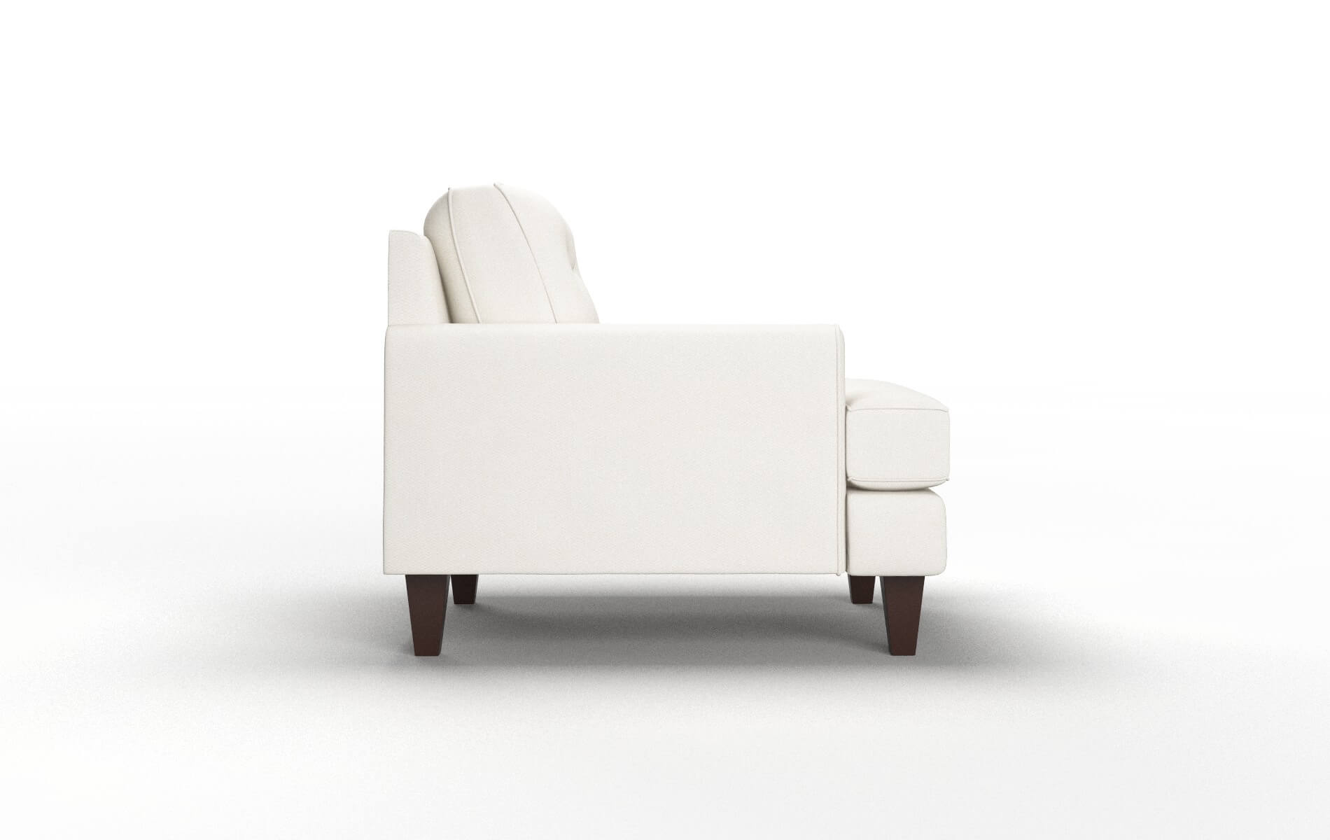 Naples Cosmo Ivory Chair espresso legs 3