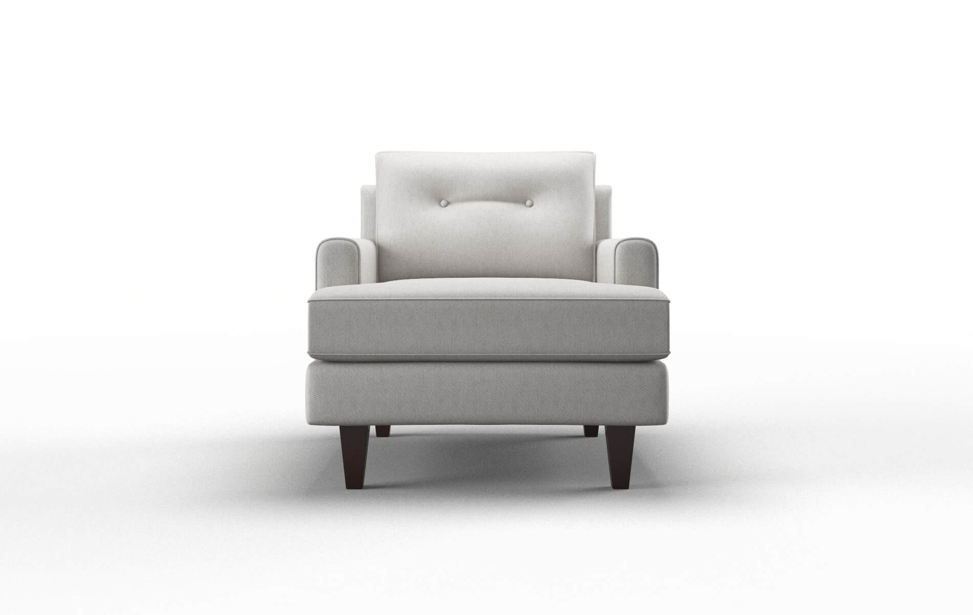 Naples Cosmo silver Chair Espresso Legs  1