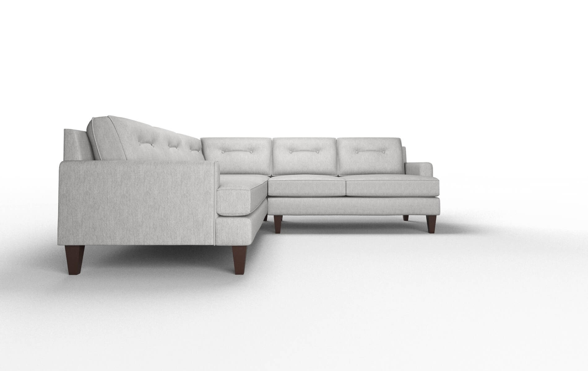 Naples Cosmo Steel Sectional espresso legs 2