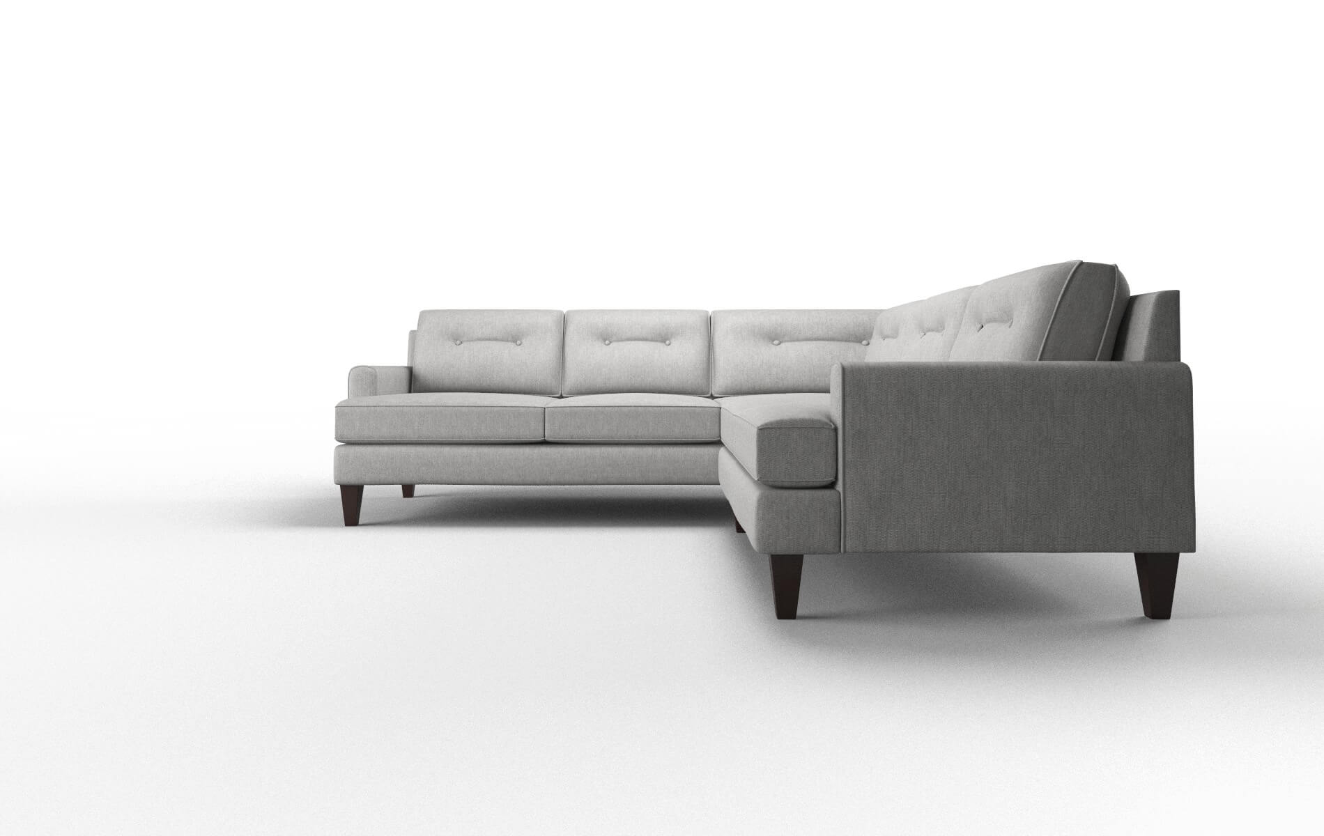 Naples Cosmo Steel Sectional espresso legs 5