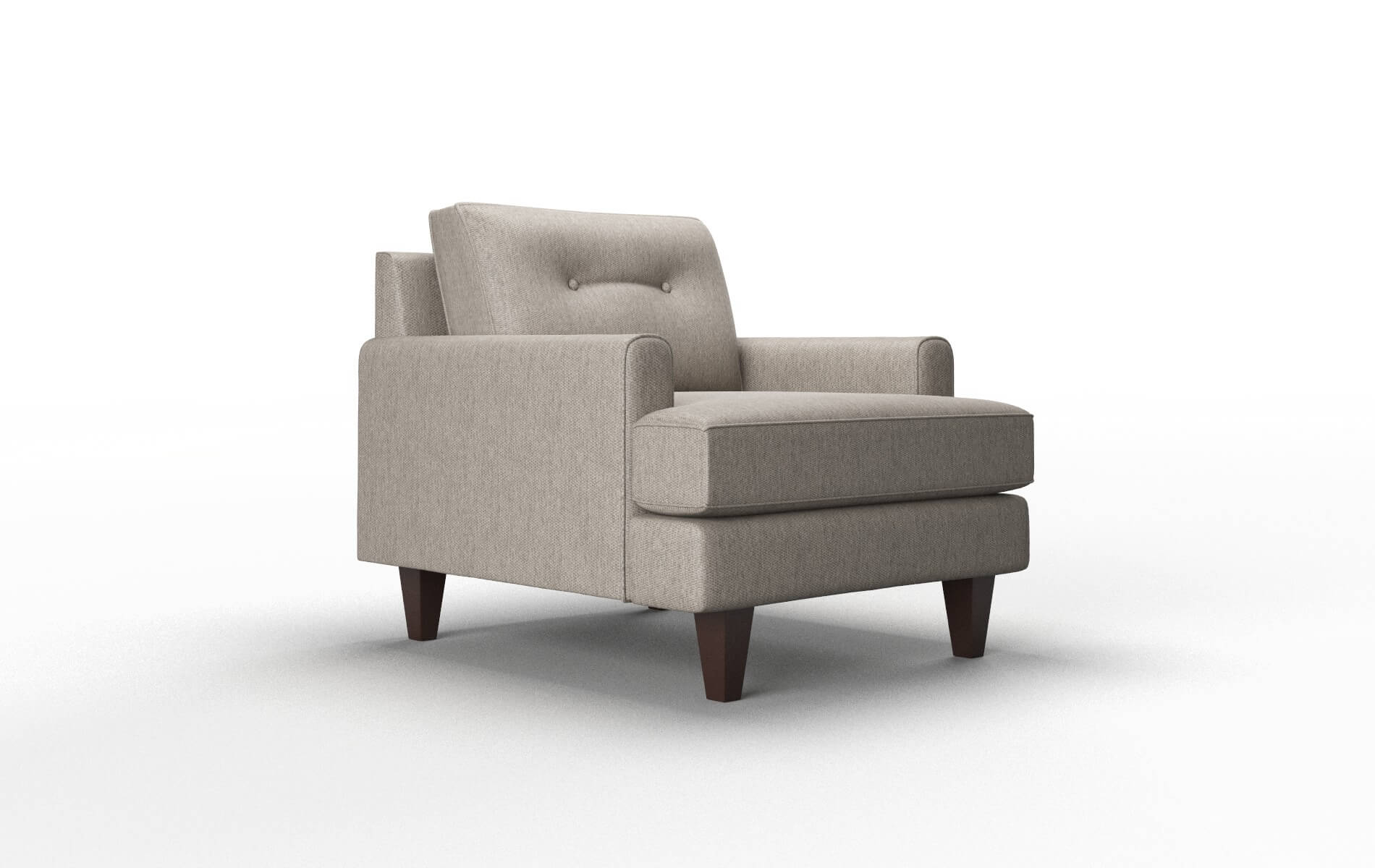 Naples Cosmo Taupe Chair espresso legs 2