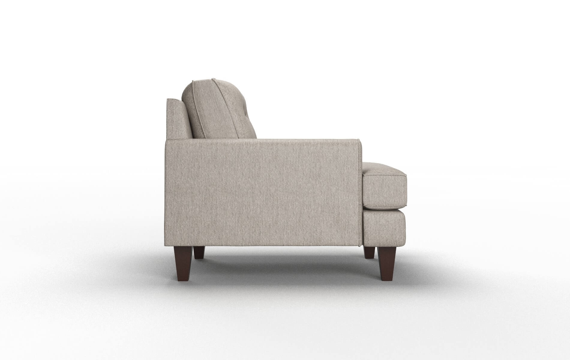 Naples Cosmo Taupe Chair espresso legs 3