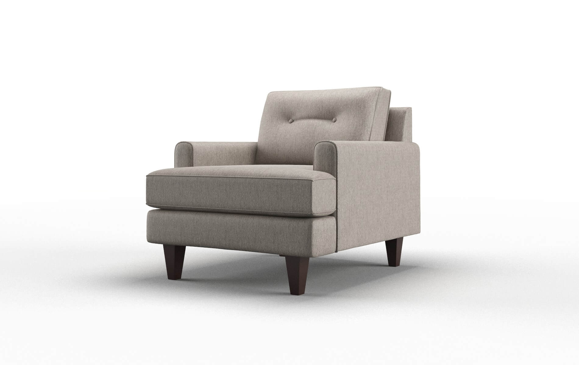 Naples Cosmo Taupe Chair espresso legs 4