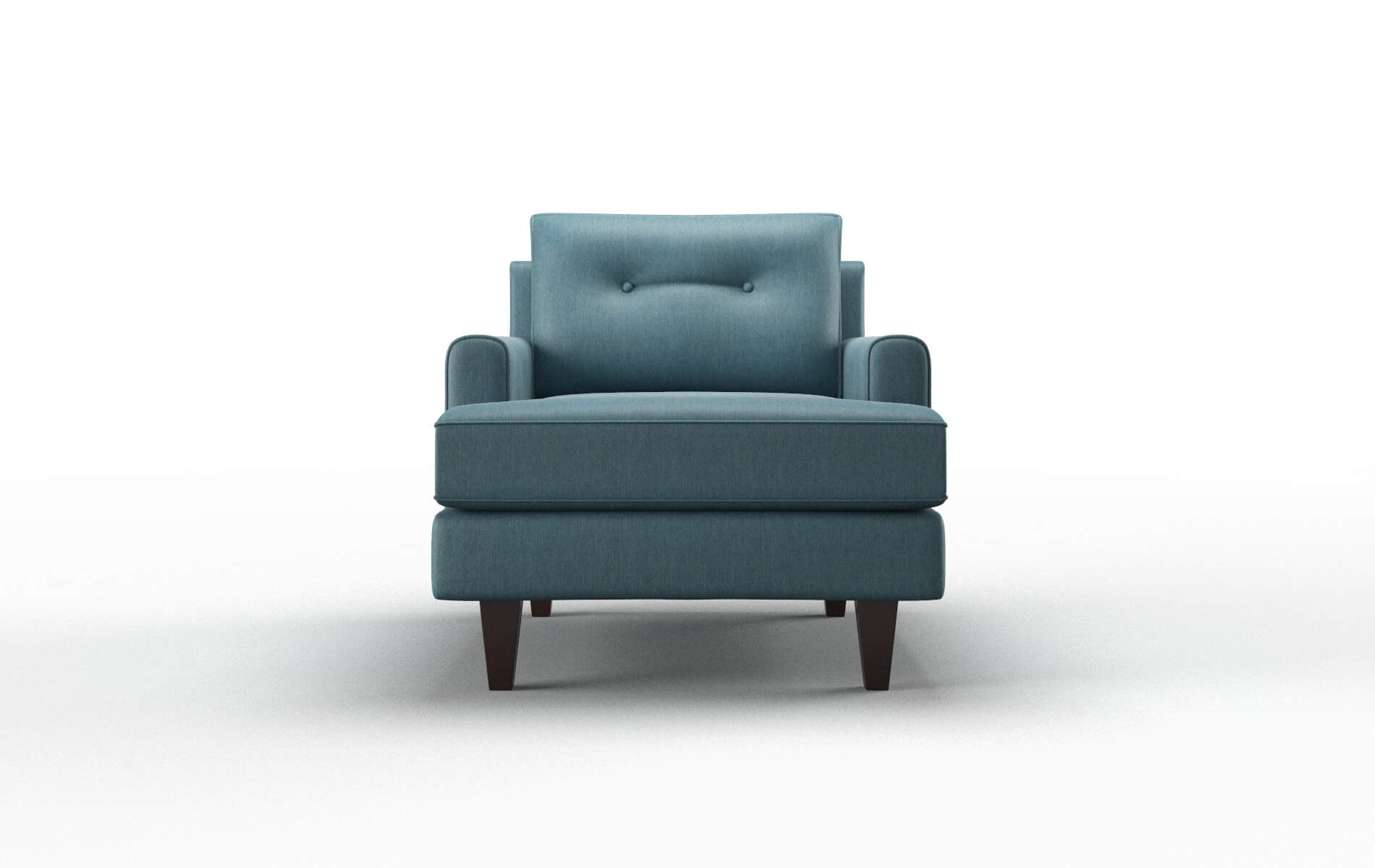 Naples Cosmo Teal Chair espresso legs 1