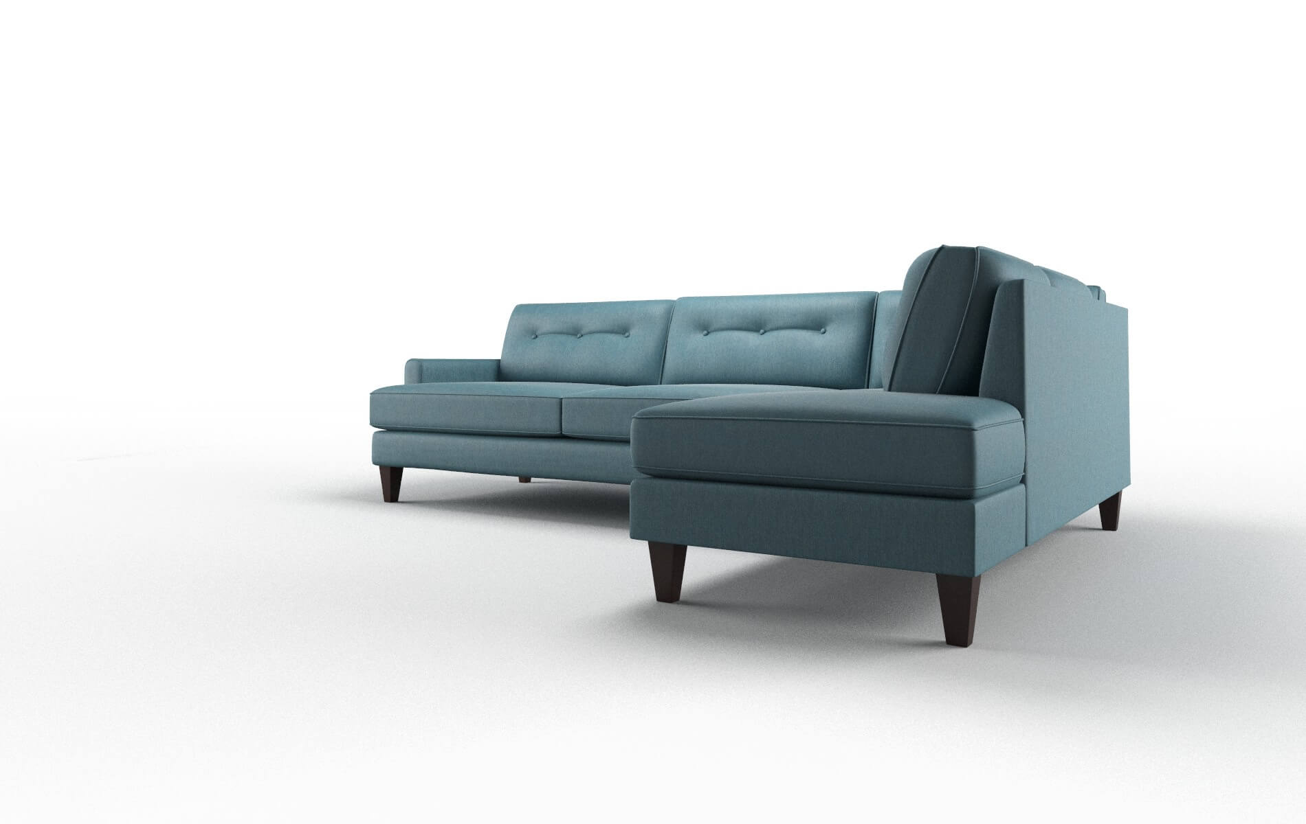 Naples Cosmo Teal Panel espresso legs 4