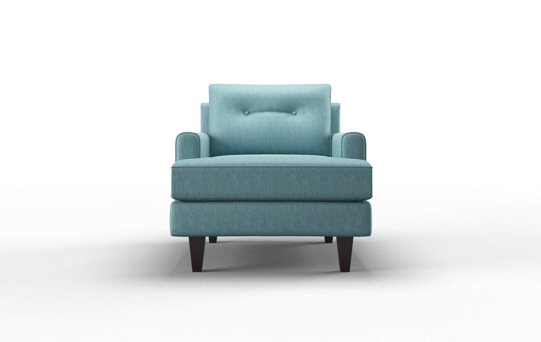 Naples Cosmo Turquoise Chair espresso legs 1