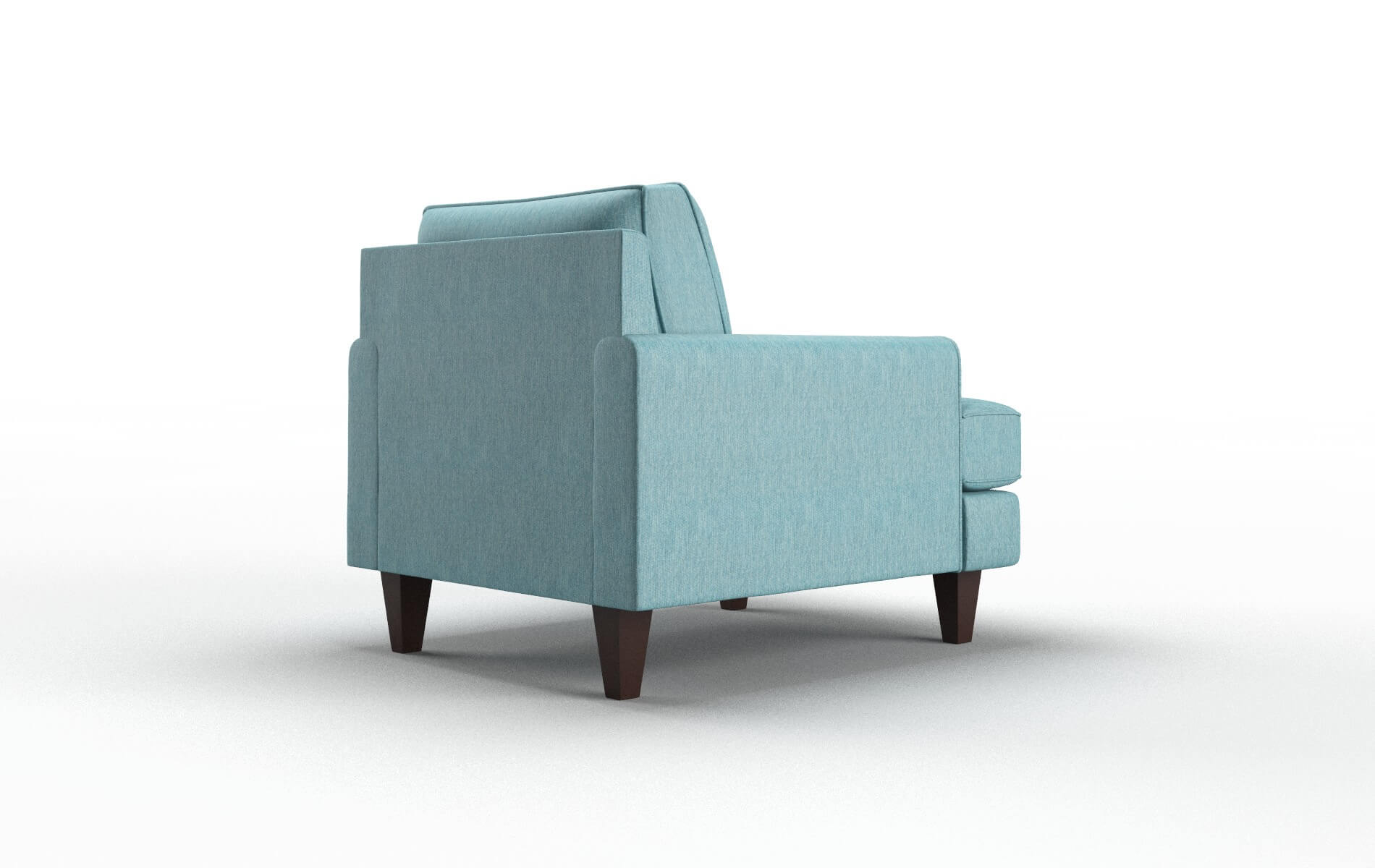 Naples Cosmo Turquoise Chair espresso legs 5