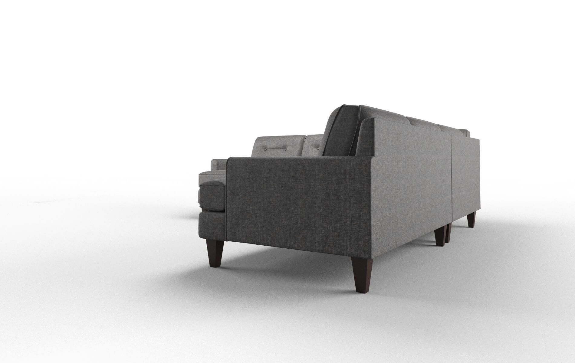 Naples Curious Pacific Sectional espresso legs 4